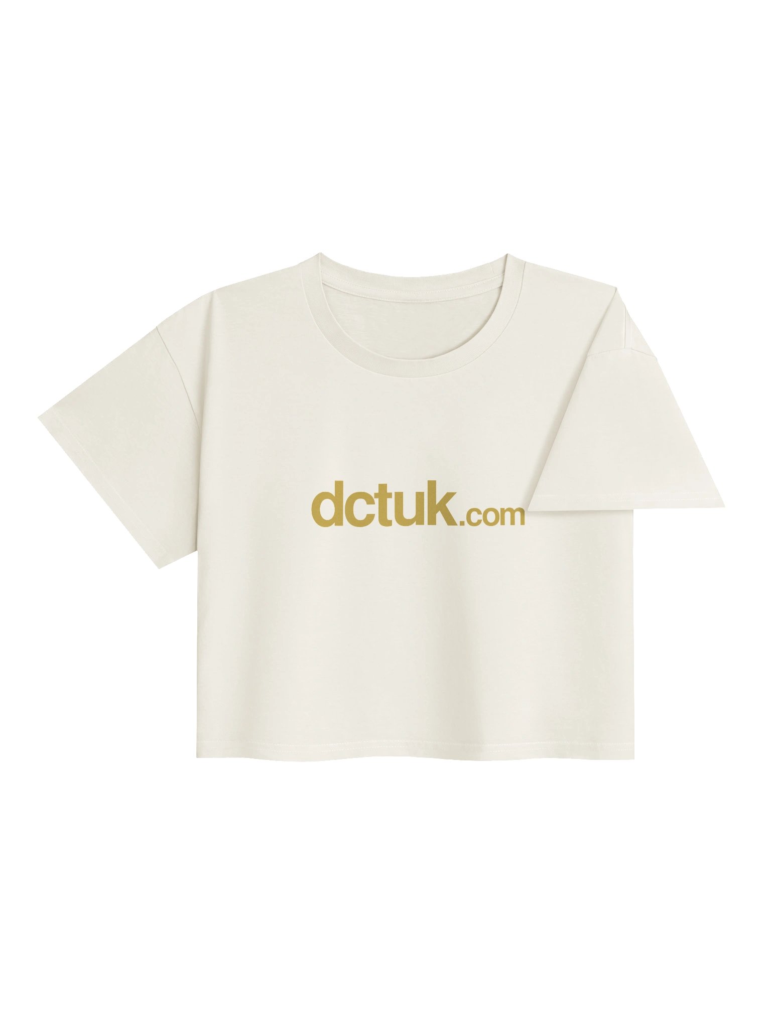 Women's DCTUK Crop Top Gold Logo product image (10)