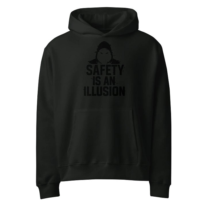 Total Black Out Over Size Hoodie product image (1)