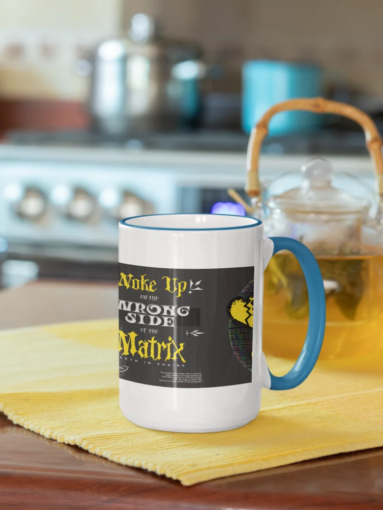 Wake Up on the Wrong Side of the Matrix Cyberpunk Coffee Mug product image (8)
