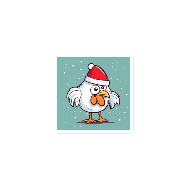 Santa Cluck Die-Cut Magnets product image (1)