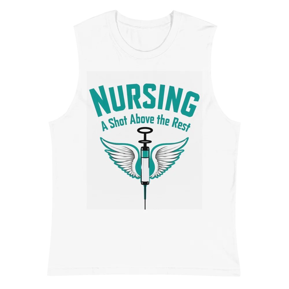 Winged Nursing Muscle Tank product image (6)