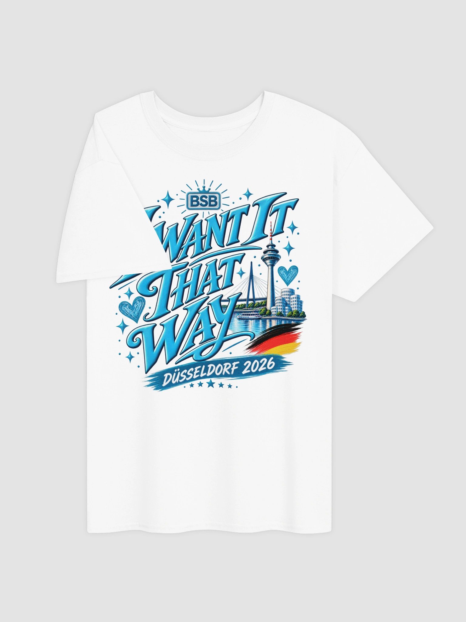 I Want It That Way Düsseldorf 2026 Shirt - BSB City Skyline Fan Tee product image (3)