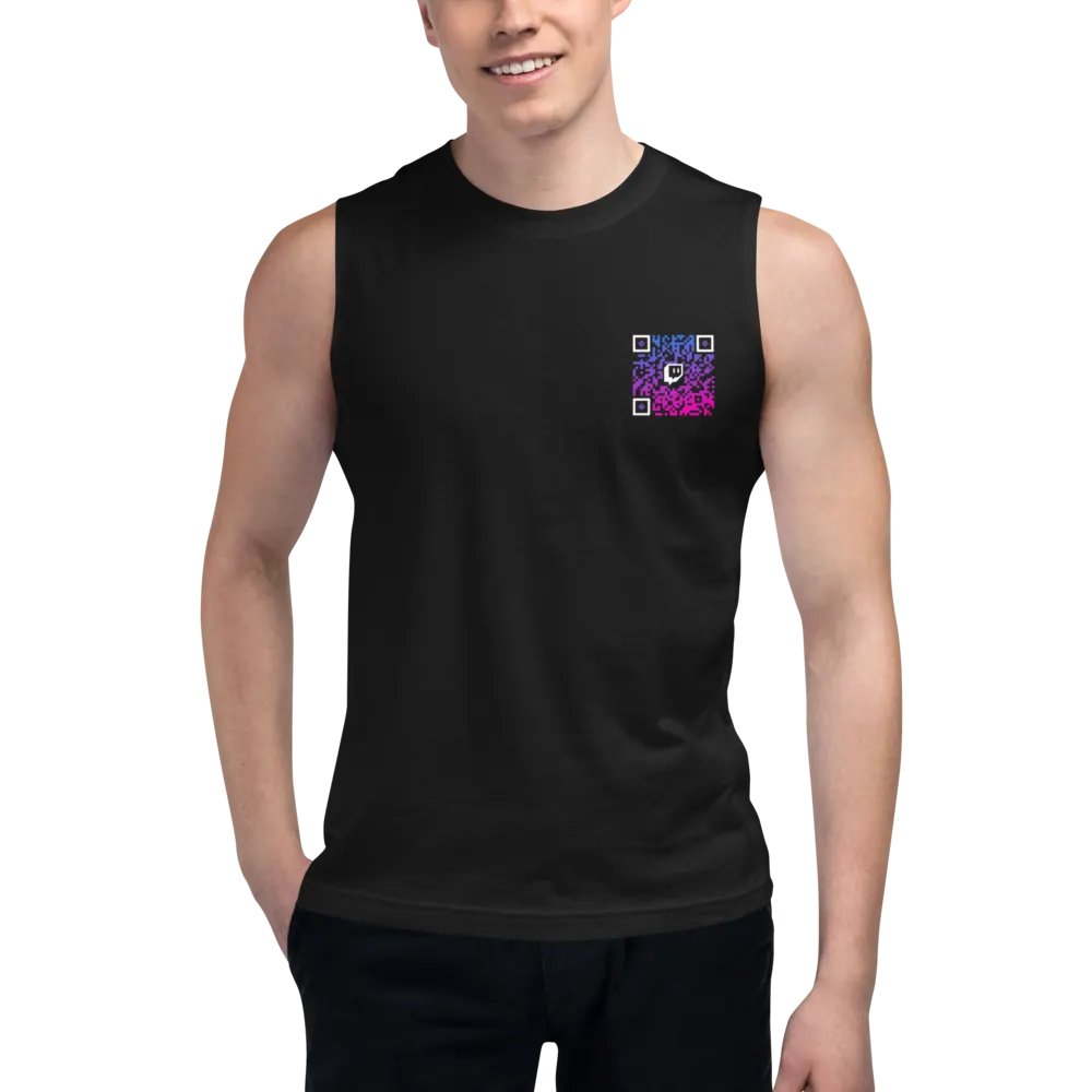 MA Twitch QR Code Muscle Tank product image (4)