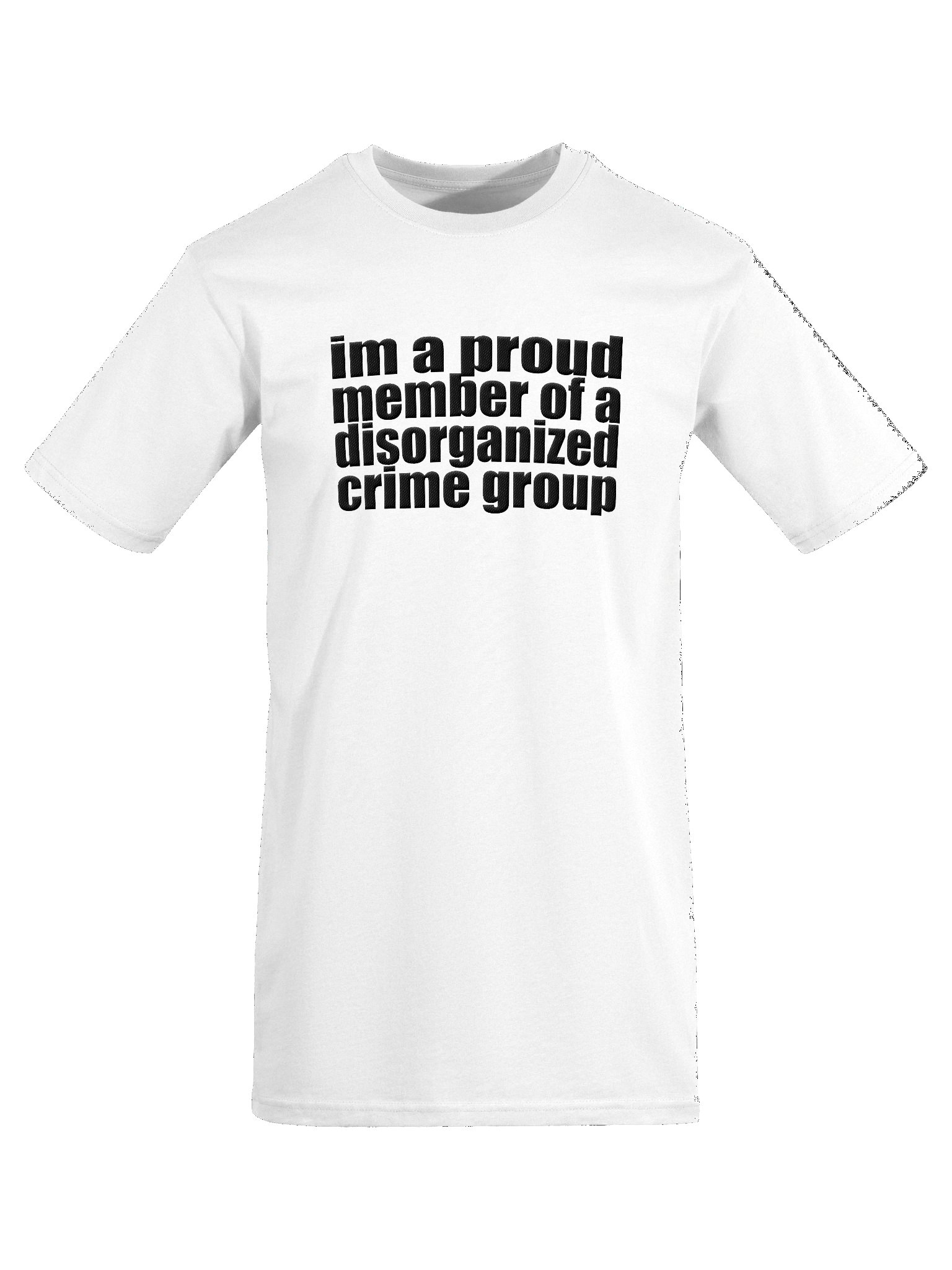 disorganized crime light embroidered tee product image (7)