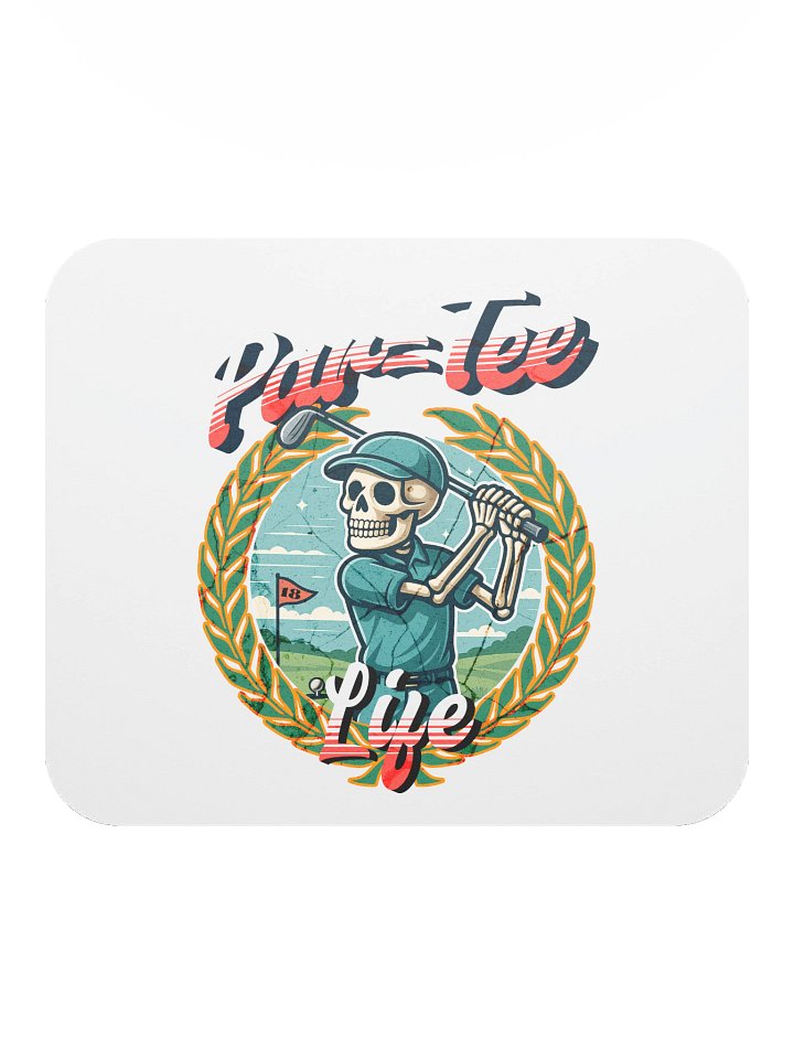 Par Tee Golfing Skeleton Golf Mouse Pad product image (1)