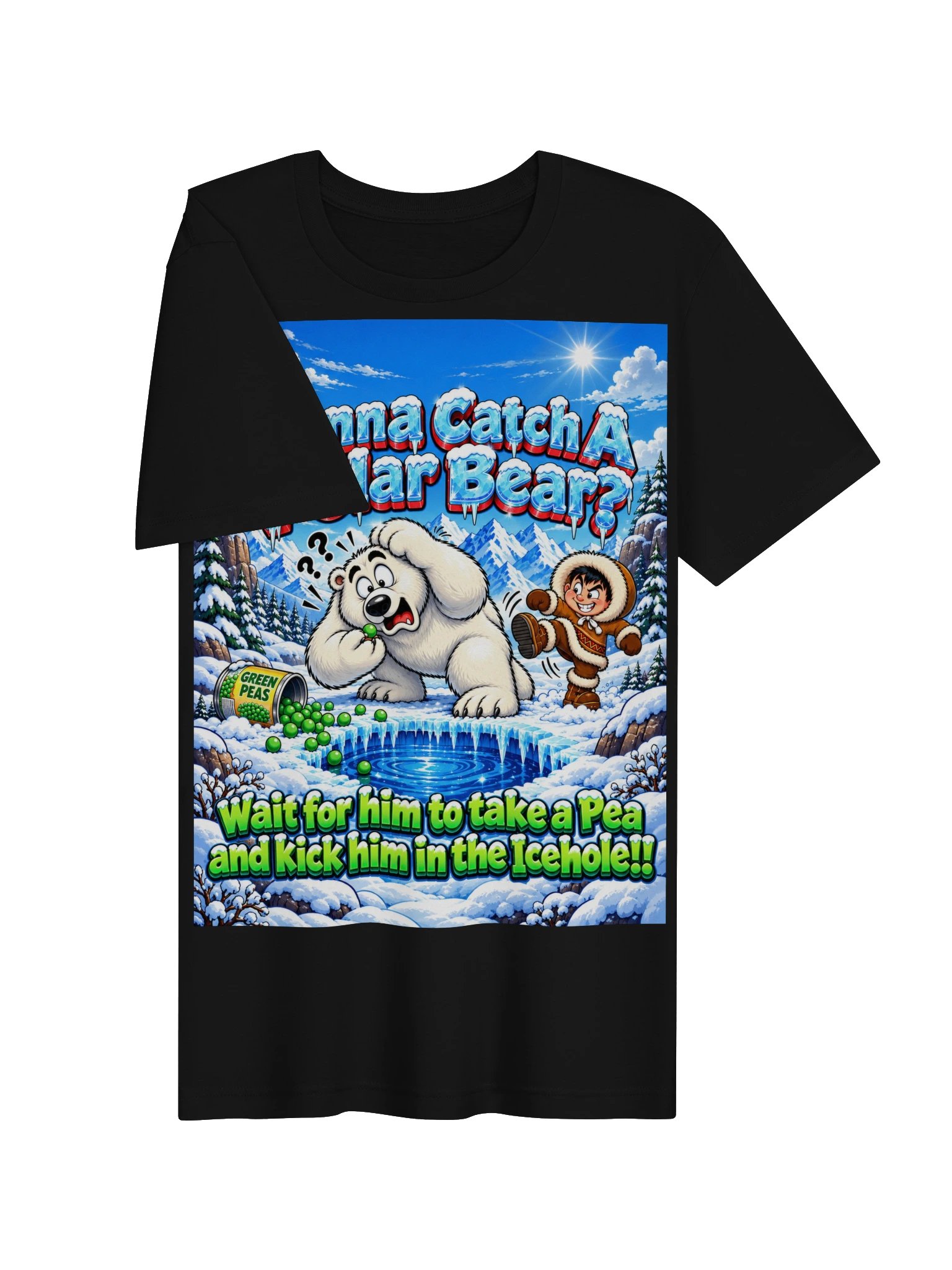 1 Earth Prints Polar Bear Bella+Canvas Unisex Jersey Tee product image (11)