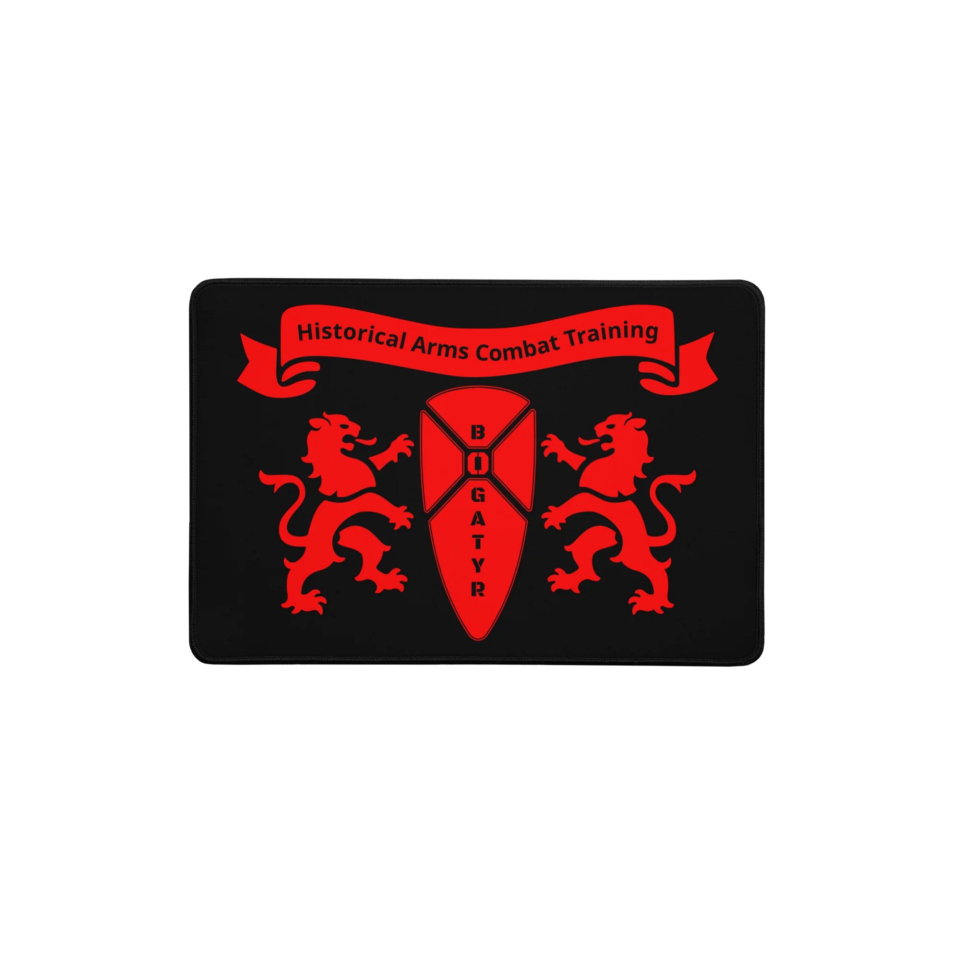 Red HACT logo Desk Mat product image (1)