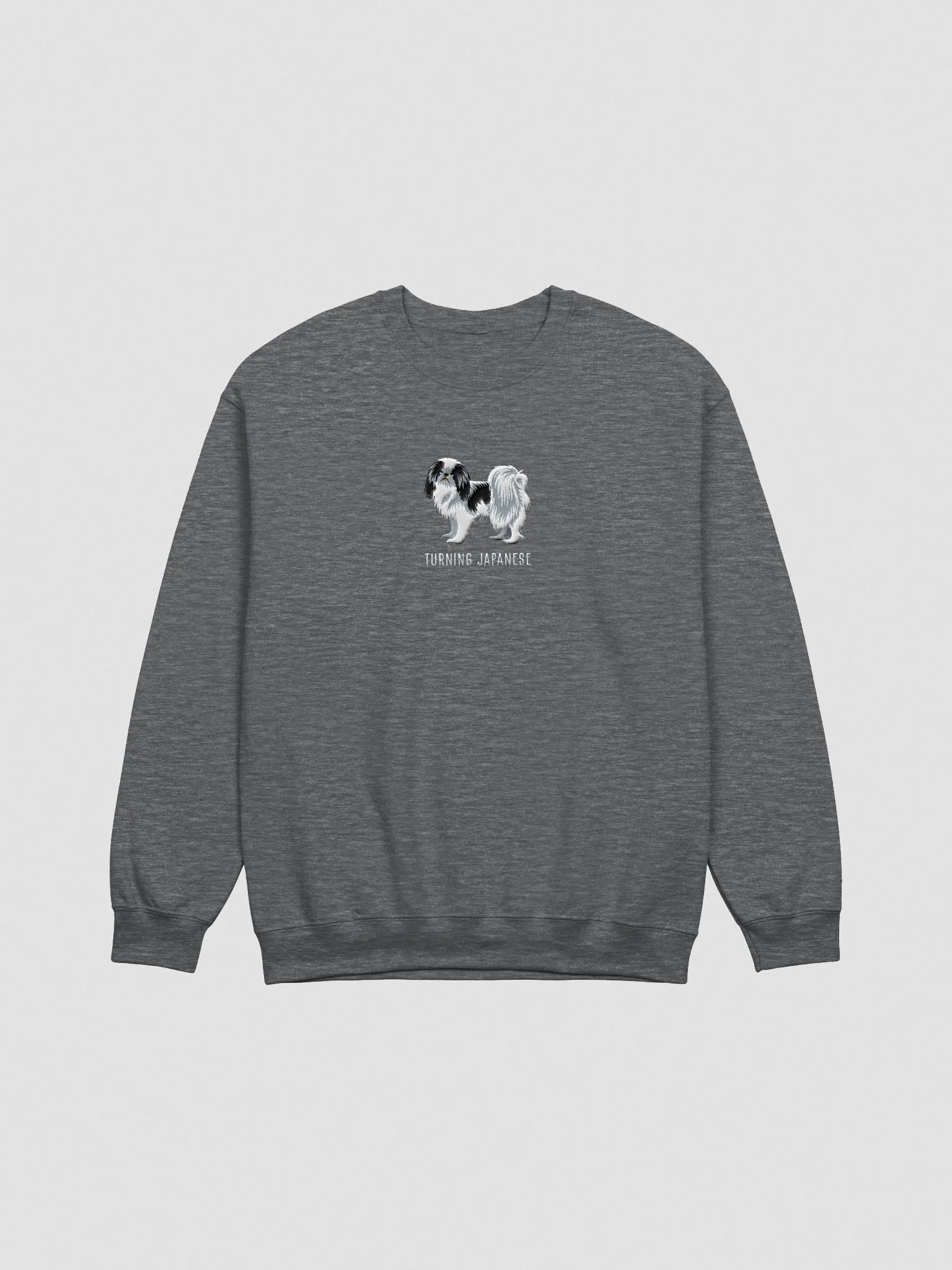 Turning Japanese Sweatshirt (Embroidered) of a Japanese Chin product image (4)