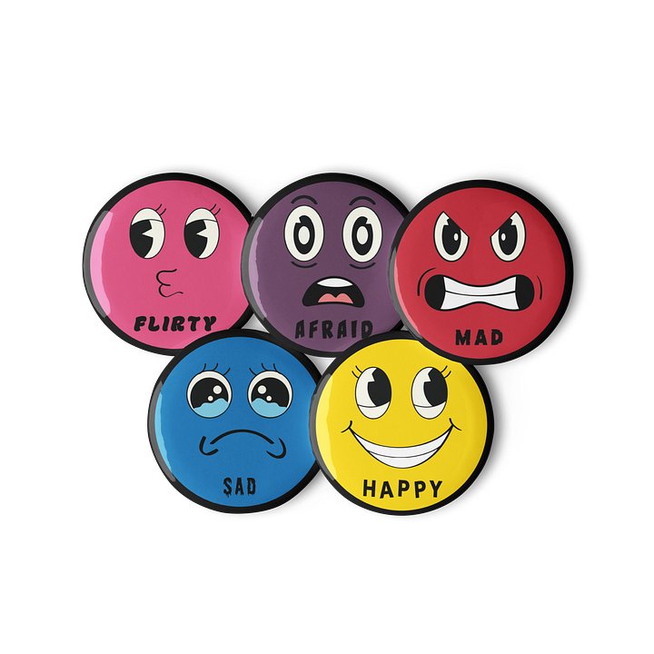 Emoti-pins Set 1 product image (1)