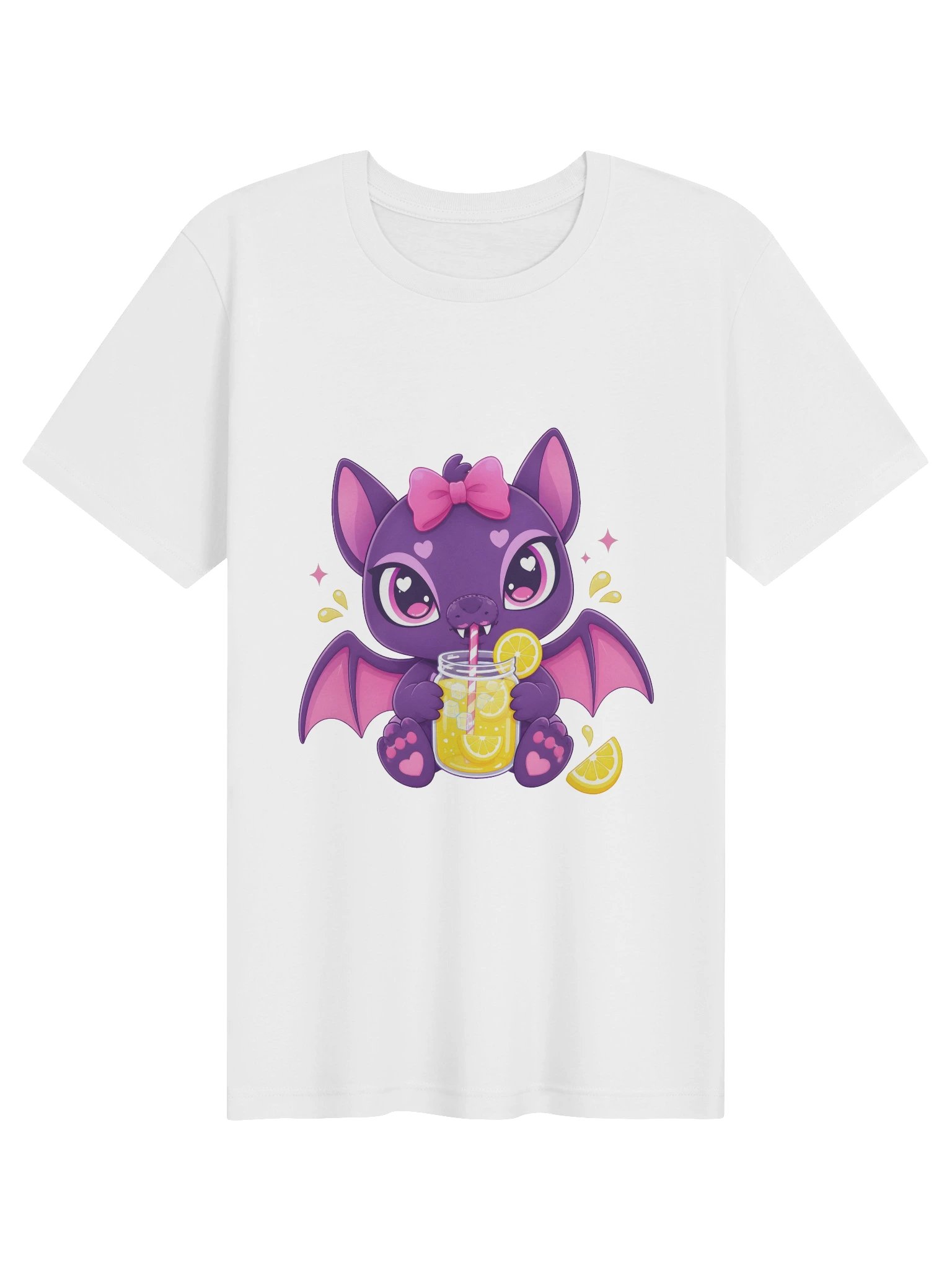 Bat Drinking Lemonade Tee product image (1)