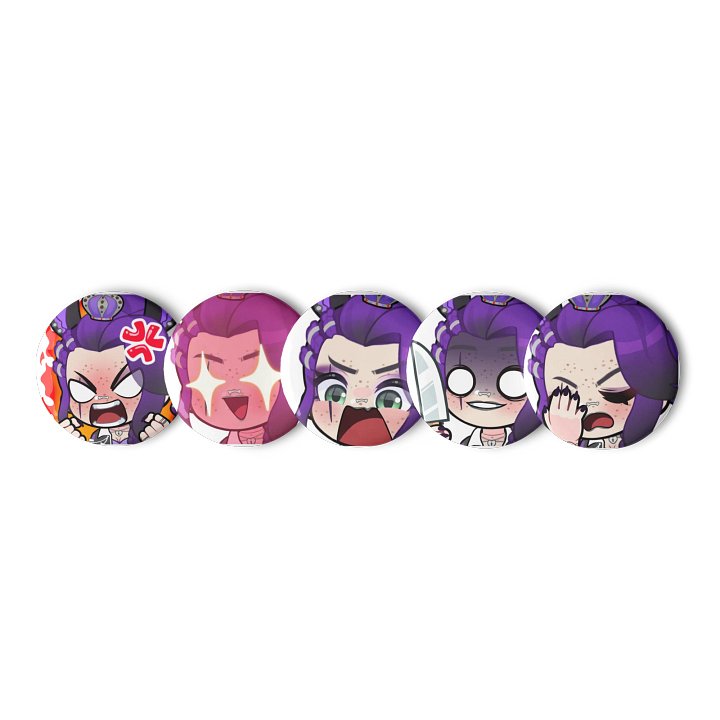 Angry Faye Large Pin Set product image (1)