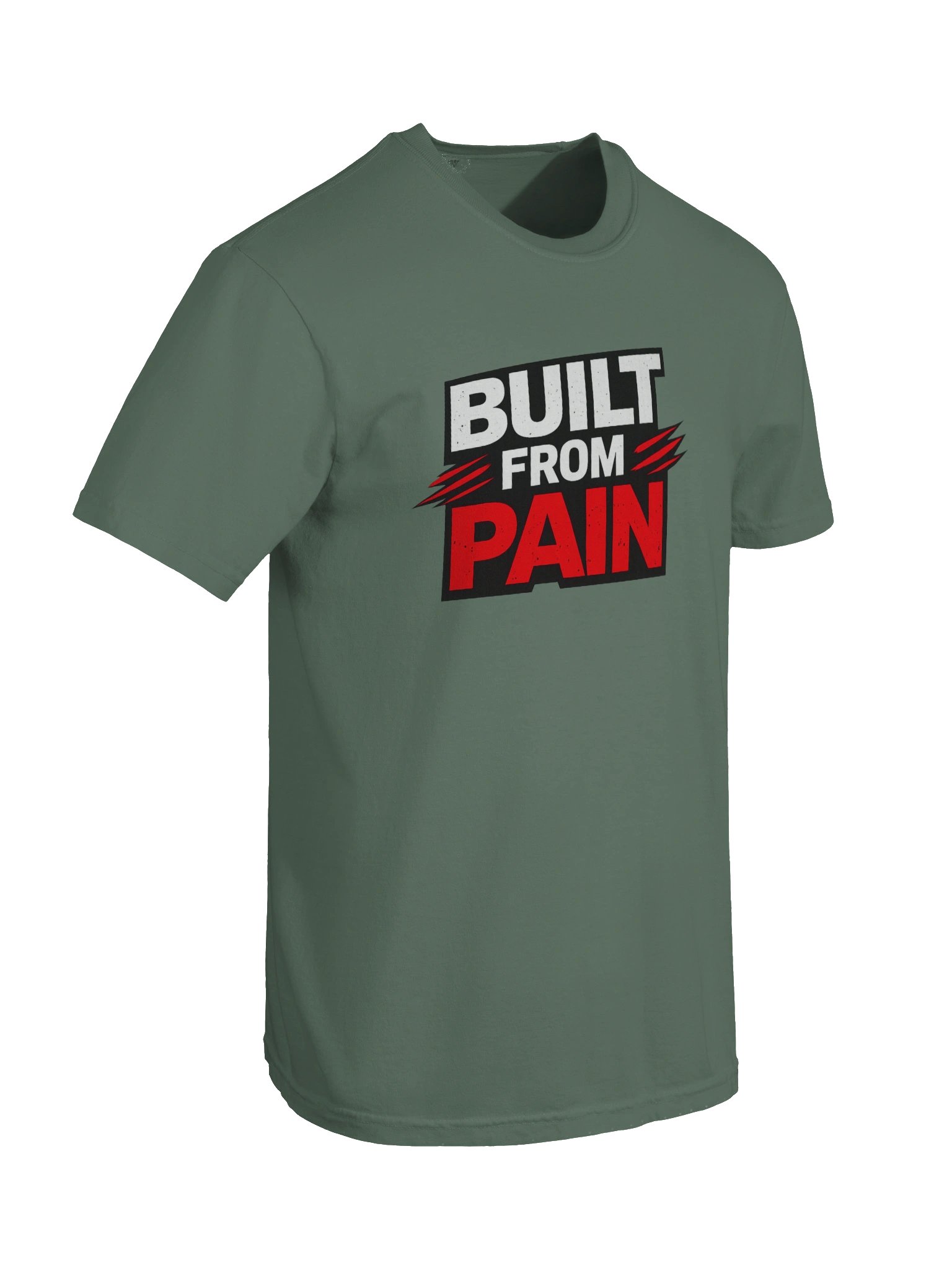 Built From Pain Tee – Military Green Edition product image (6)