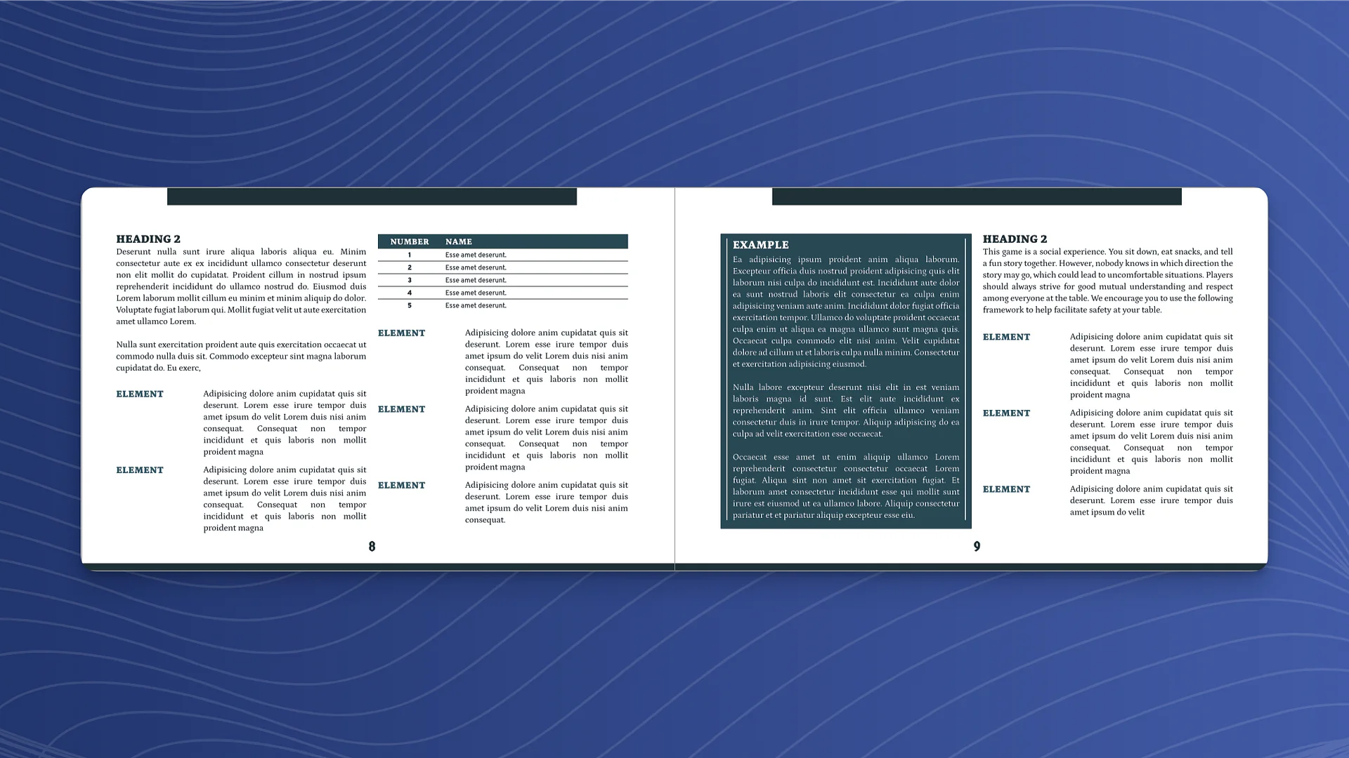 Portrait and Landscape Affinity Publisher Templates: Inspired by Songs and Sagas product image (5)