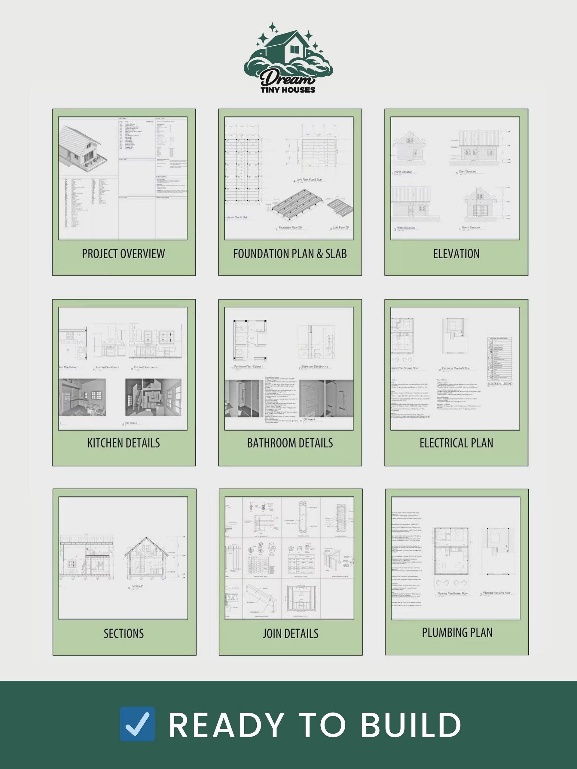 The Auberge Tiny House Blueprint Set (CAD File + Materials List) product image (10)