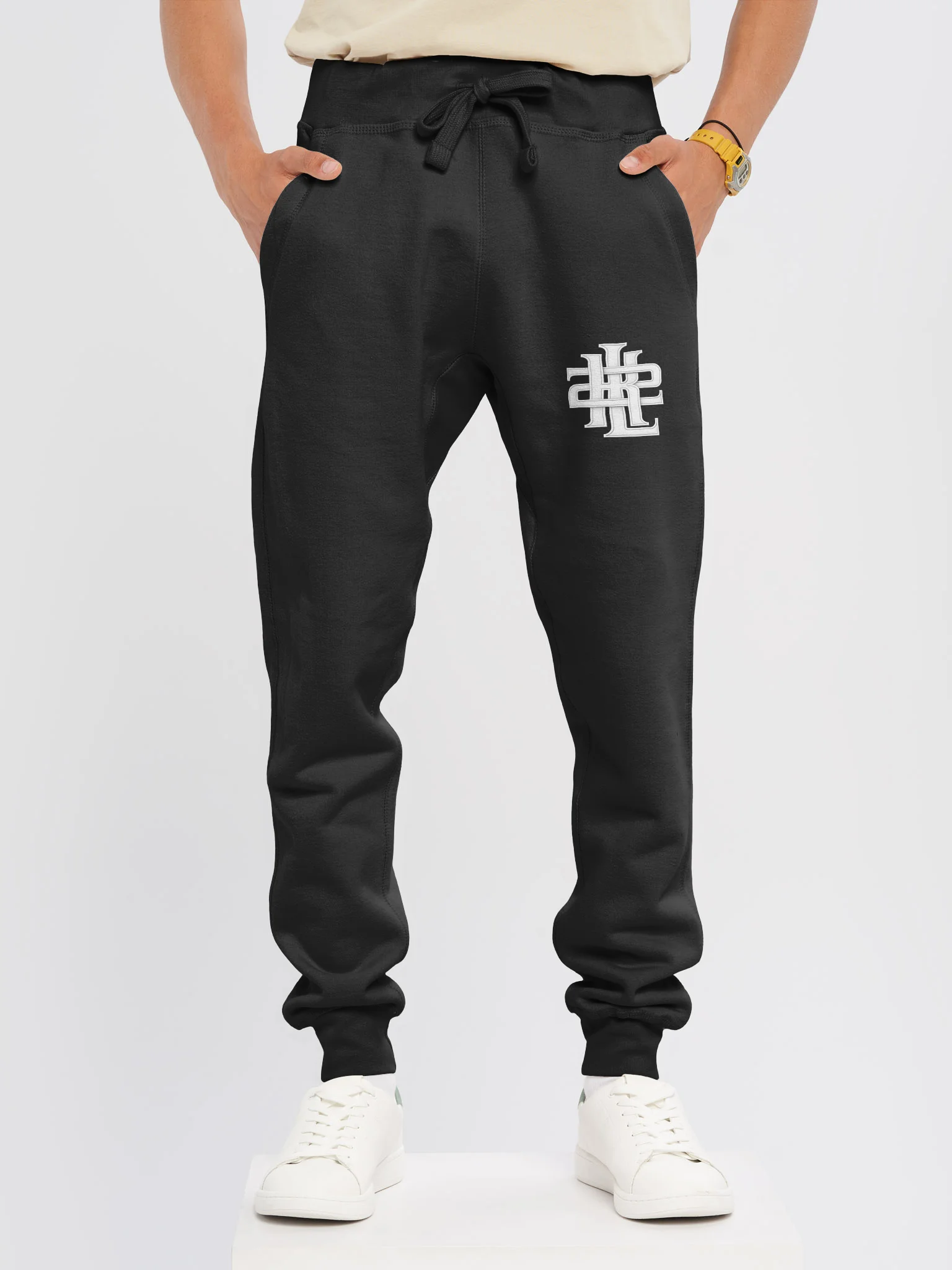 Keys2Life Monogram Fleece Joggers product image (8)