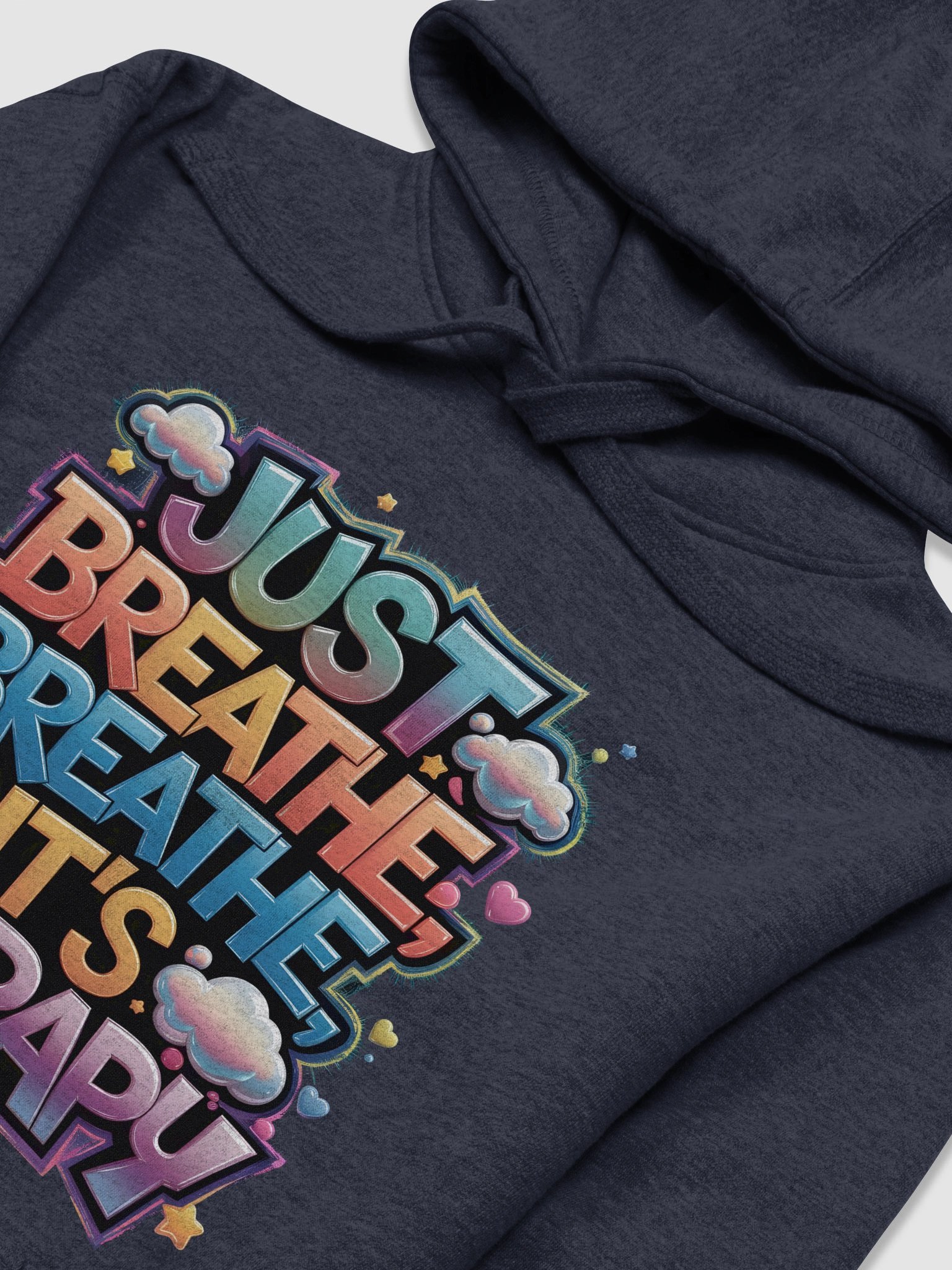 JUST BREATHE, BREATHE, IT'S THERAPY Unisex Hoodie product image (3)