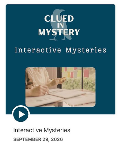 Out now! Brook and Sarah discussed mysteries where the reader plays the role of sleuth and why these books seem to be enjoyin...