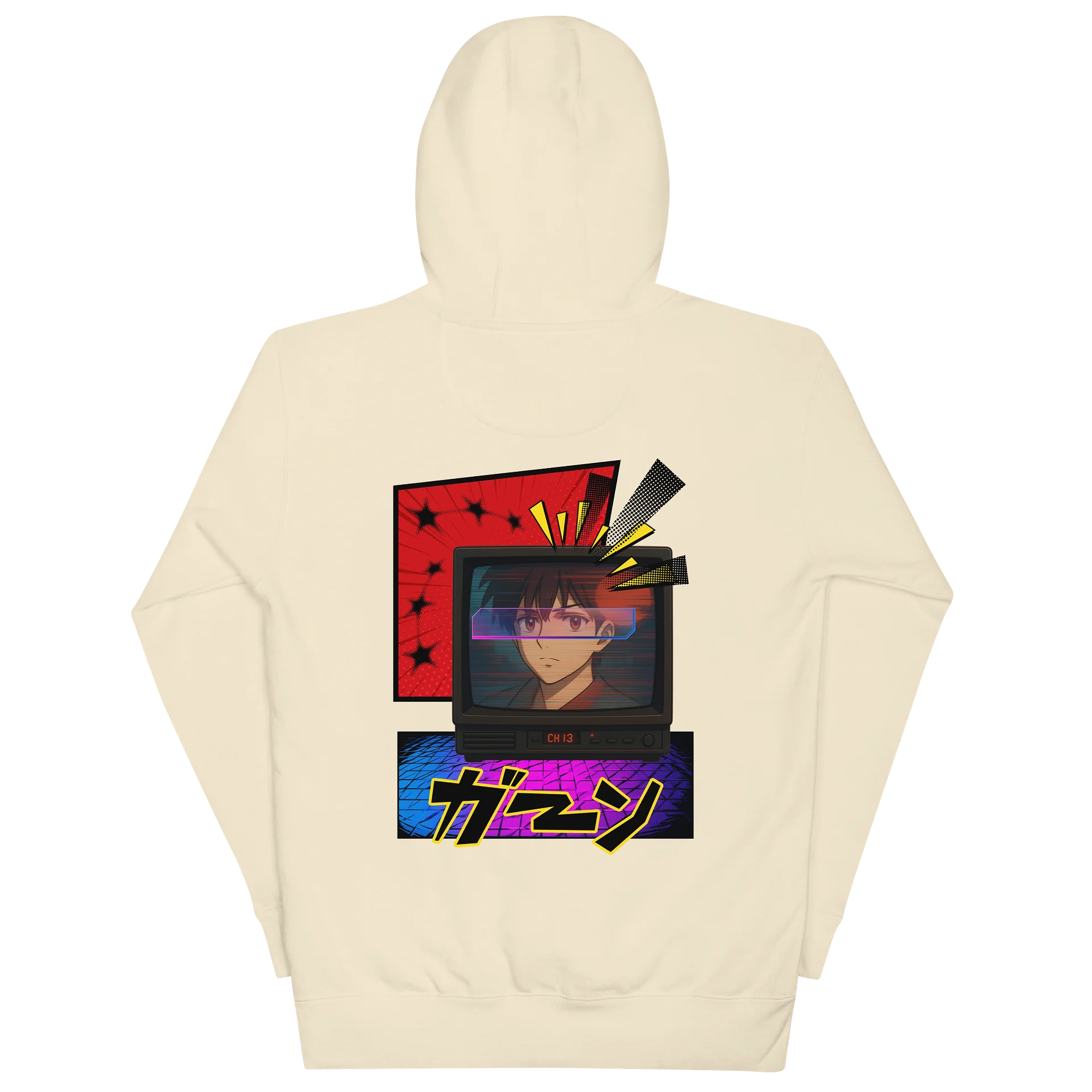 Retro Anime CRT Blast Premium Hoodie product image (5)