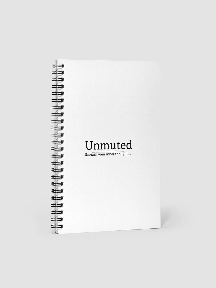 Unmuted Spiral Notebook product image (1)