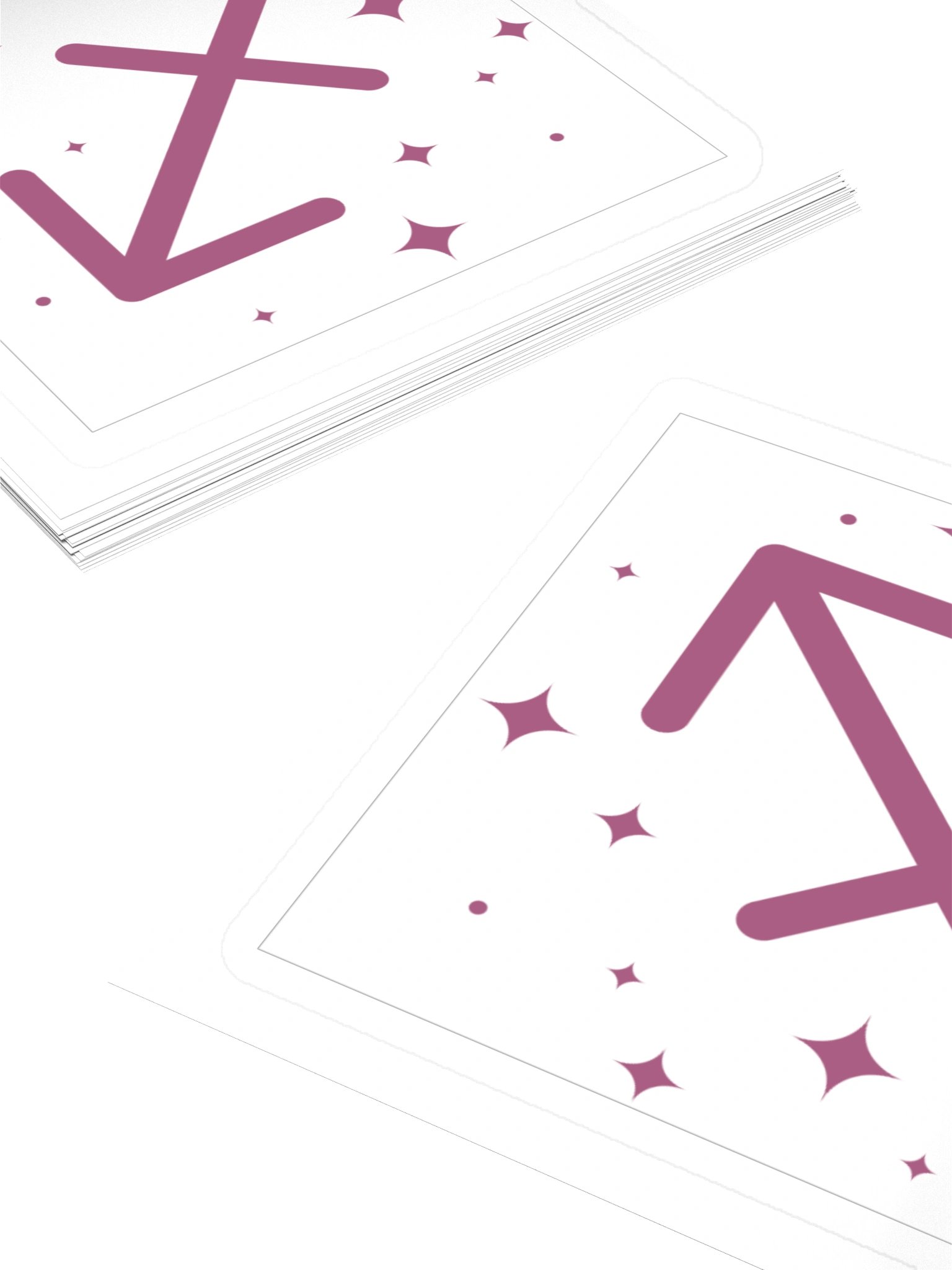 Sagittarius Zodiac Sticker — Vibrant Purple Arrow Design product image (4)