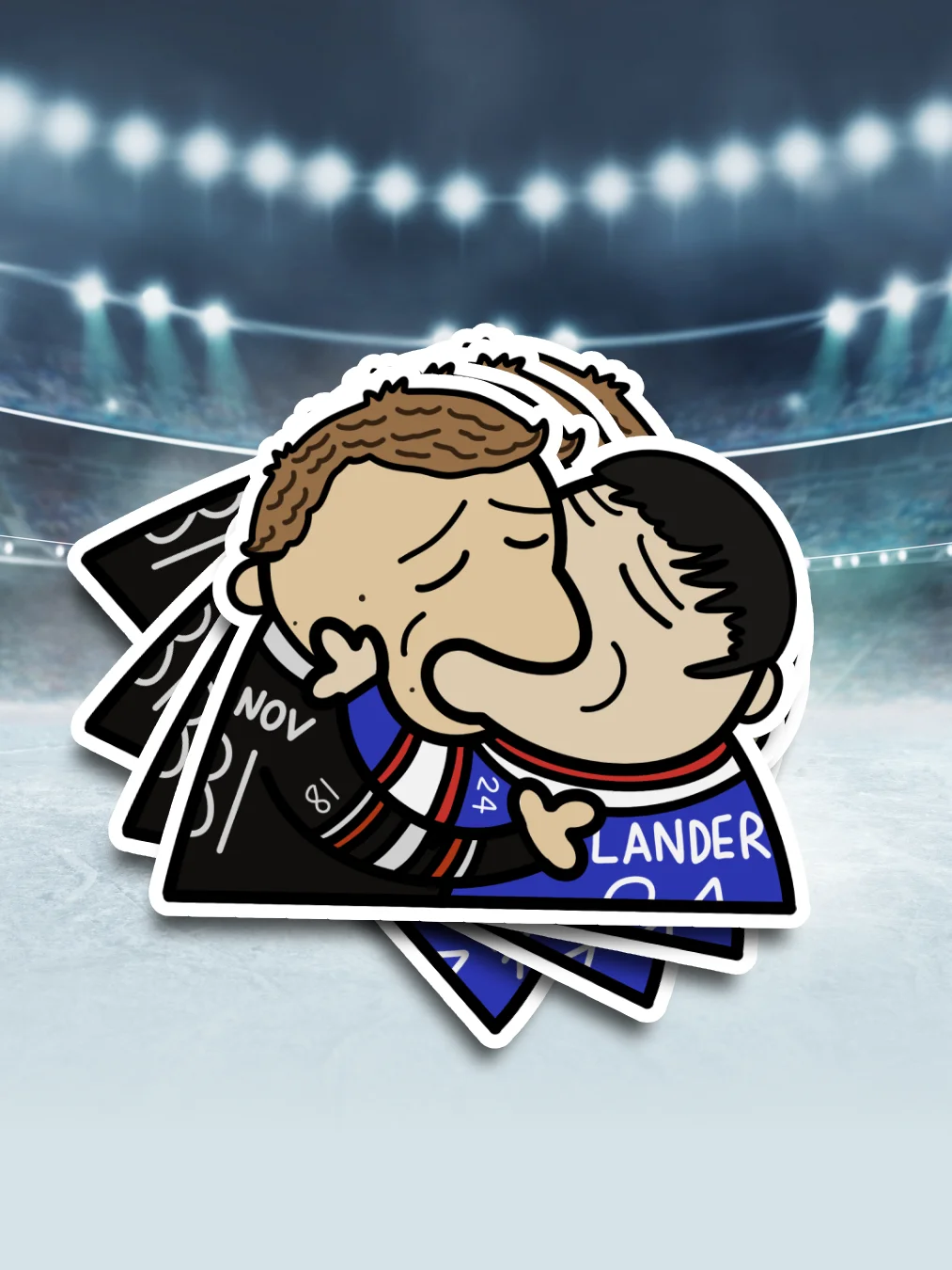 Hockey Yaoi Sticker product image (1)