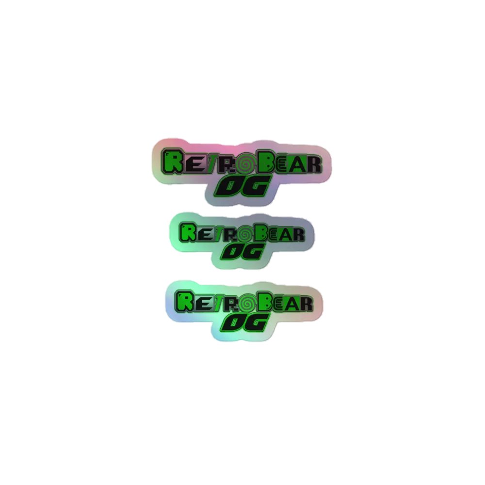 RetroBearOG Logo Stickers product image (1)