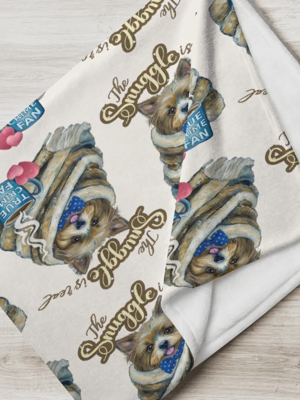 The Snuggle Is Real Cozy True Crime Throw Blanket product image (11)