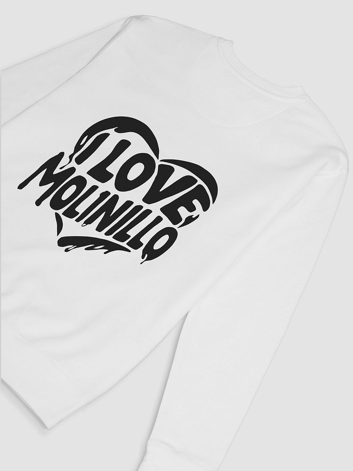 "I Love Molinillo" Sudadera blanca sin capucha product image (2)