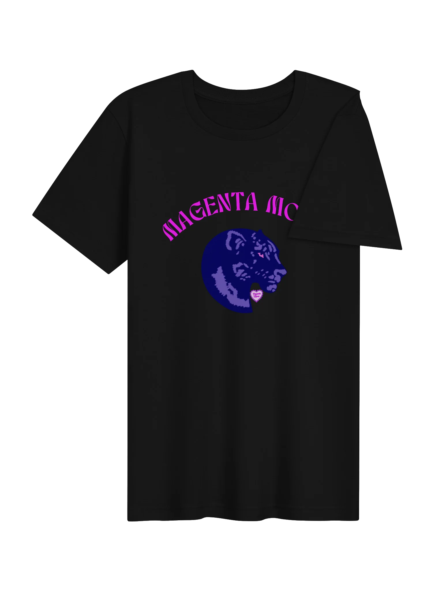 MAGENTA MOMZ UNISEX PANTHER HEAD TEE - SLIM product image (4)