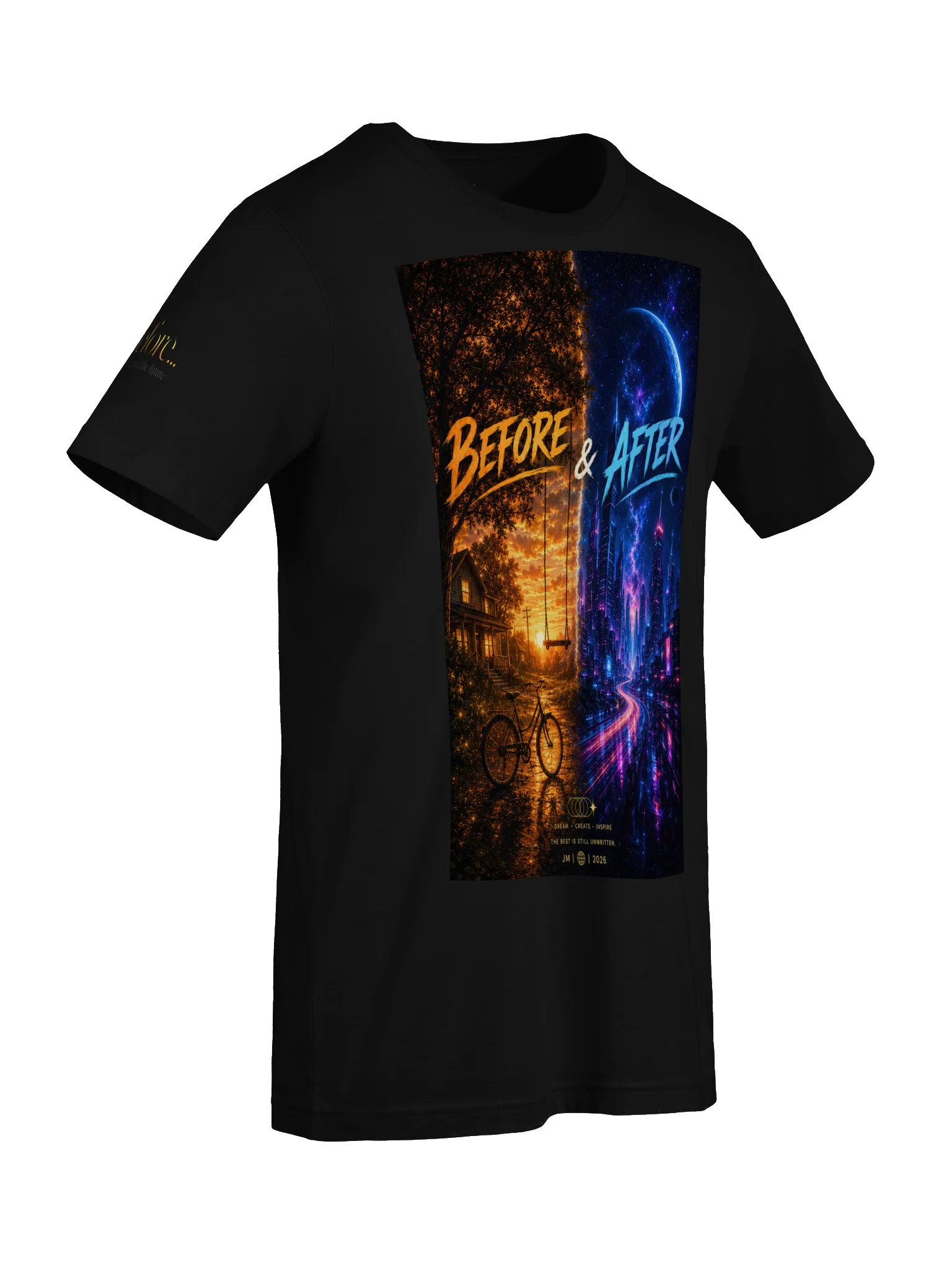 Before & After: Two Worlds T-Shirt product image (5)