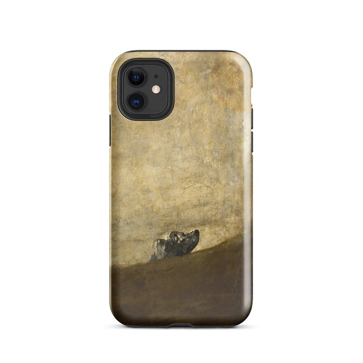 The Dog by Francisco Goya iPhone® Tough Case product image (55)