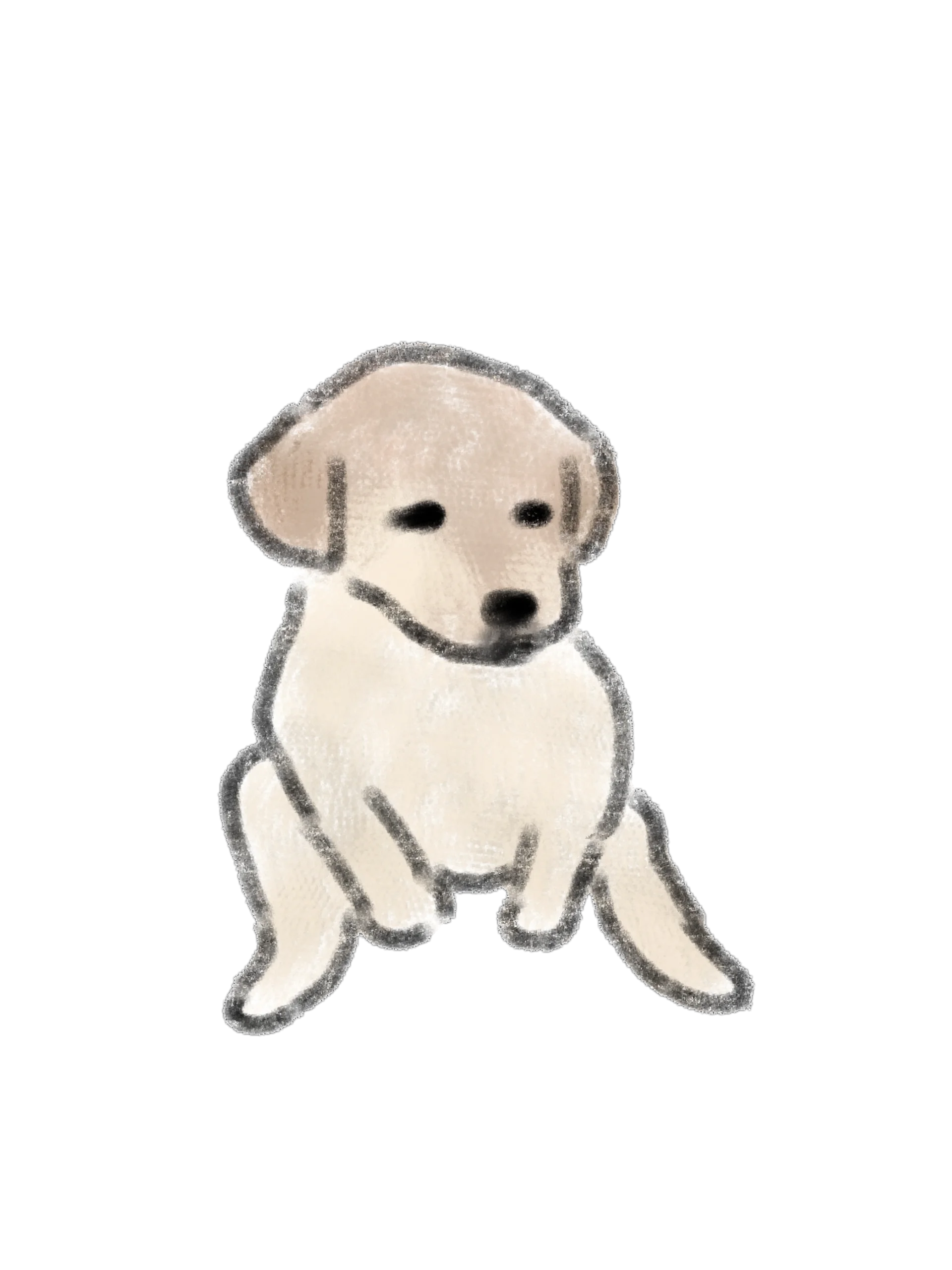 12 Hand-Drawn Dog PNG Clipart Bundle product image (11)