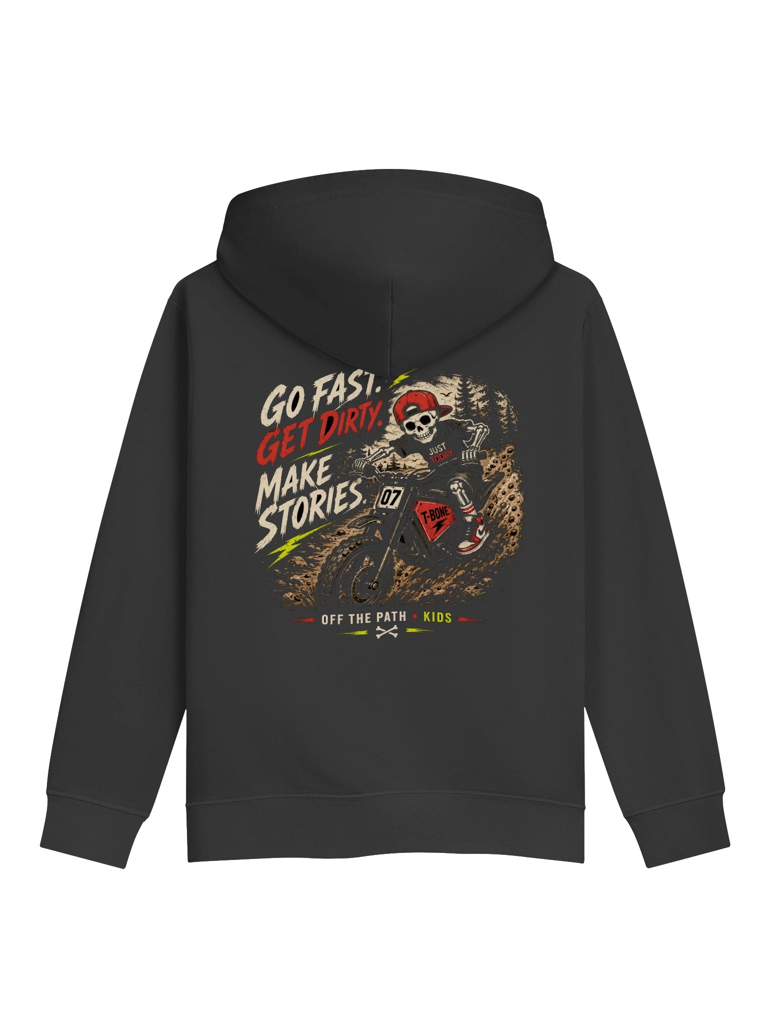 OFF THE PATH - KIDS #001 | Go Fast. Get Dirty. Make Stories. Hoodie product image (2)