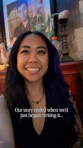 Our story ended when we’d just begun writing it 🖤

// Nuestra historia terminó cuando acabábamos de empezar a escribirla 🖤 //...