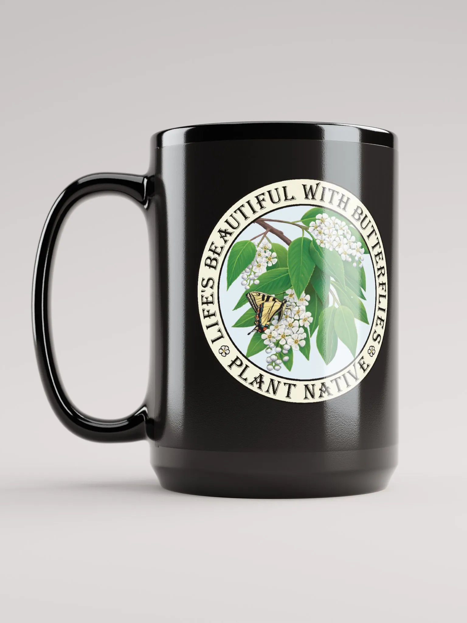 Tiger Swallowtail Black Mug product image (3)