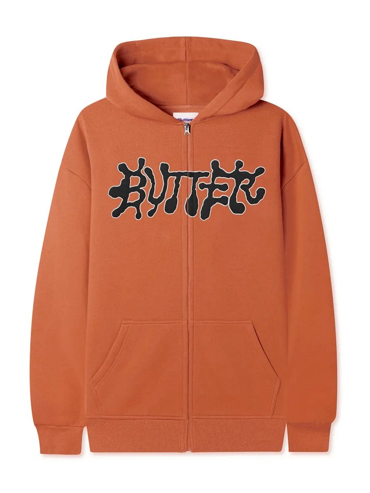 Ink Zip-Thru Hood, Orange product image (1)