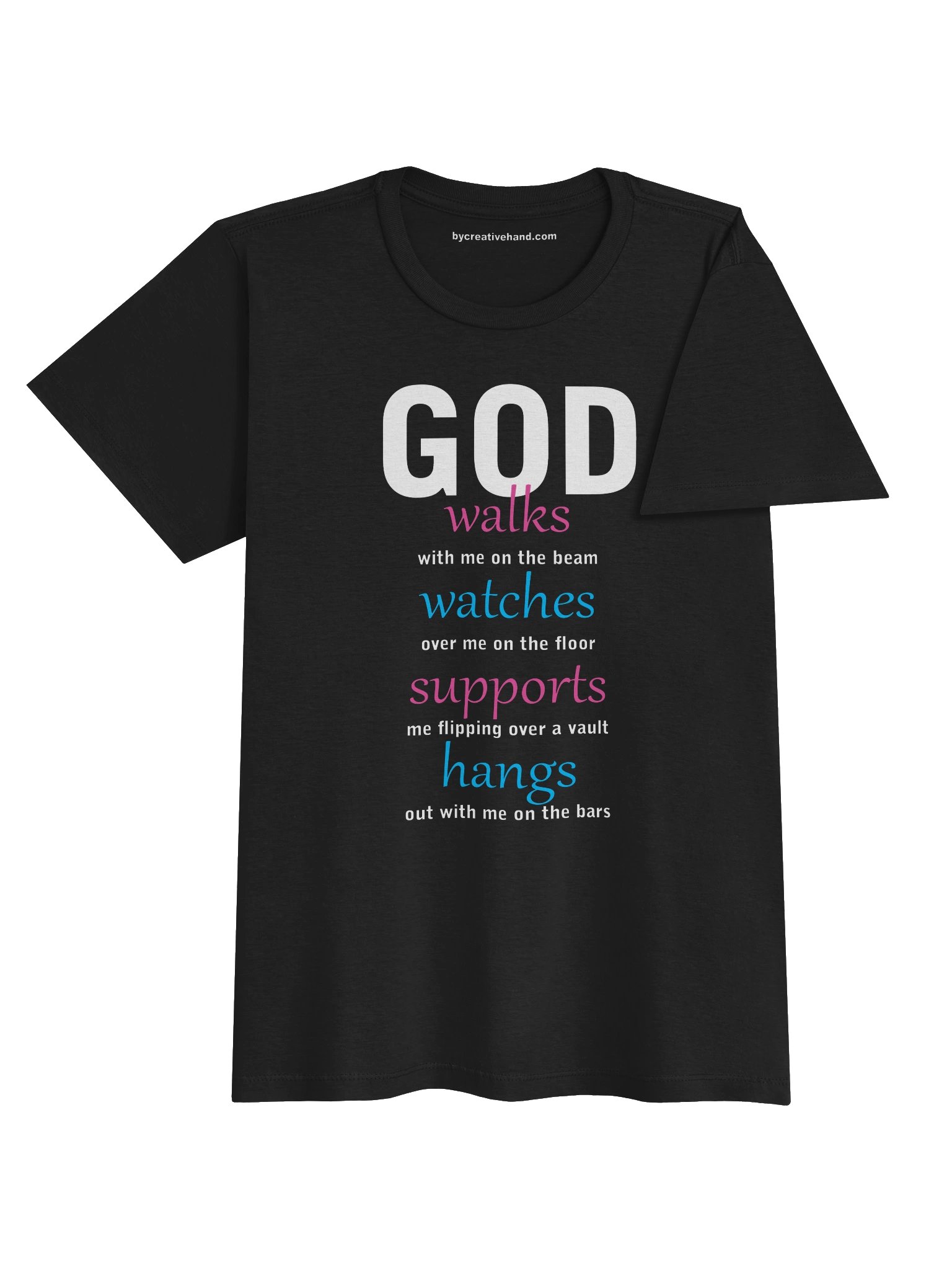 God walks-watches-supports-hangs Tee product image (4)
