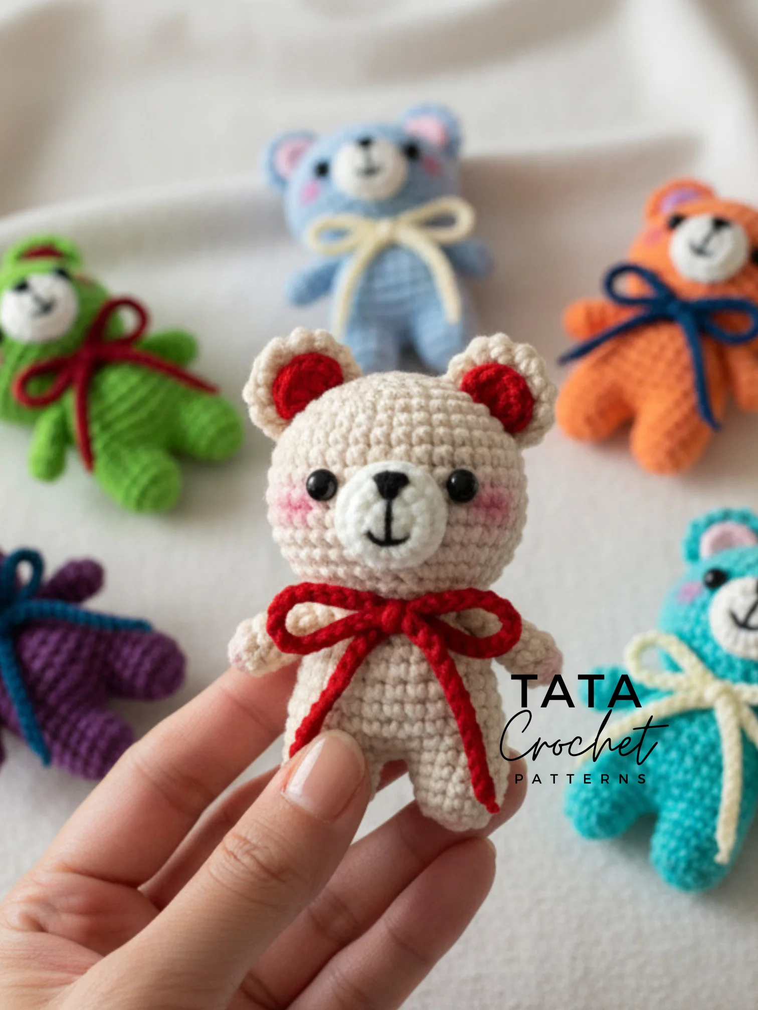 PDF Pattern | Colorful Crochet Bear with Removable Outfits product image (2)