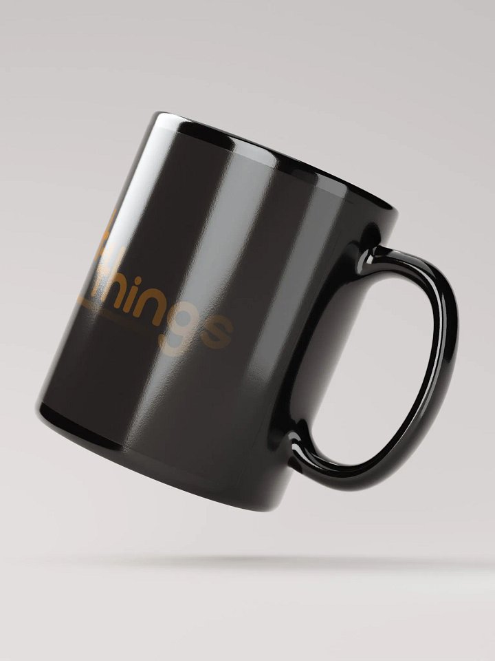 not-things logo and name mug (black) product image (2)