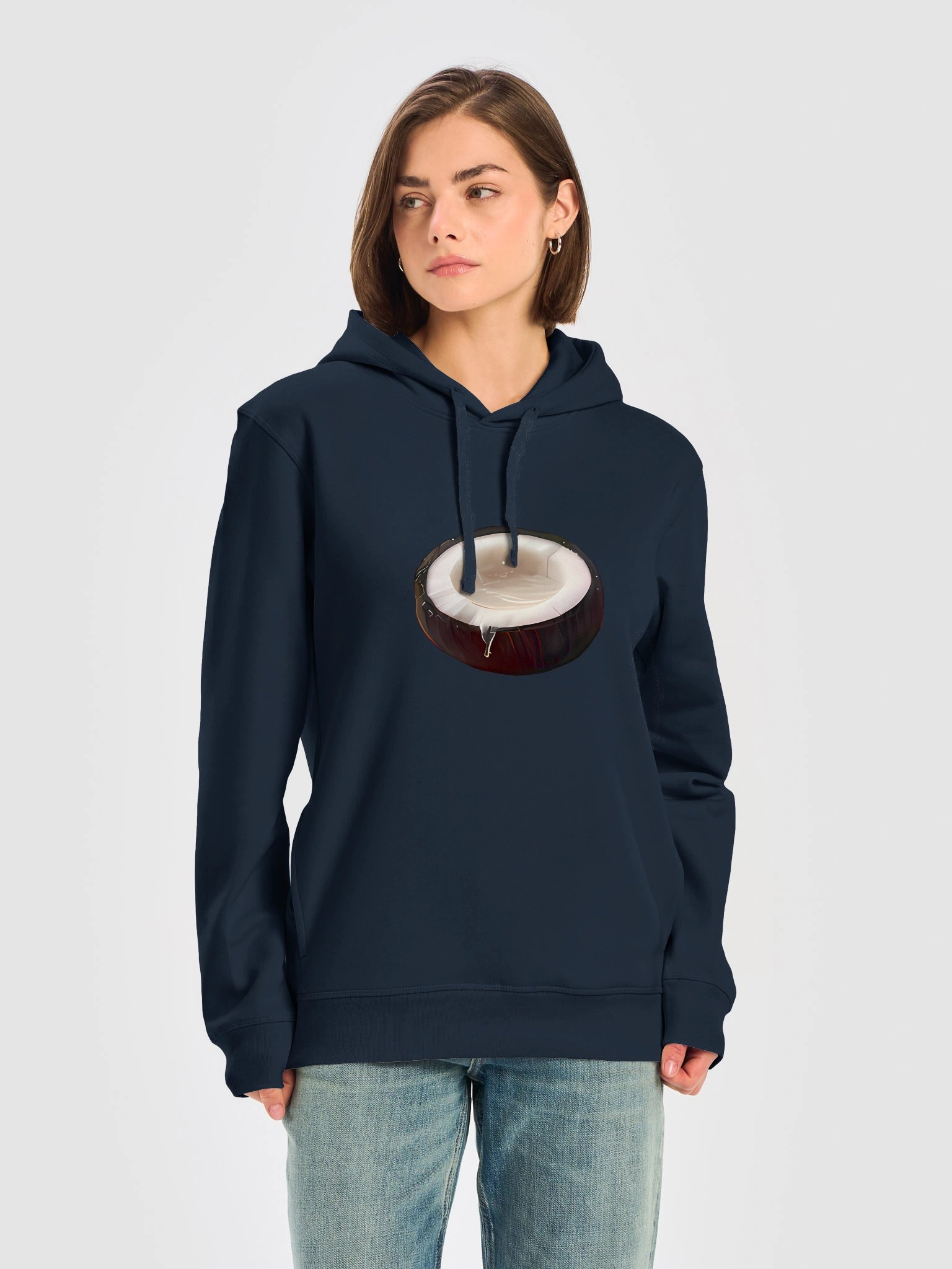 Caribbean Apples - Thirst Quencher Minimalist | Unisex Organic Side Pocket Hoodie | 4 Colors product image (5)
