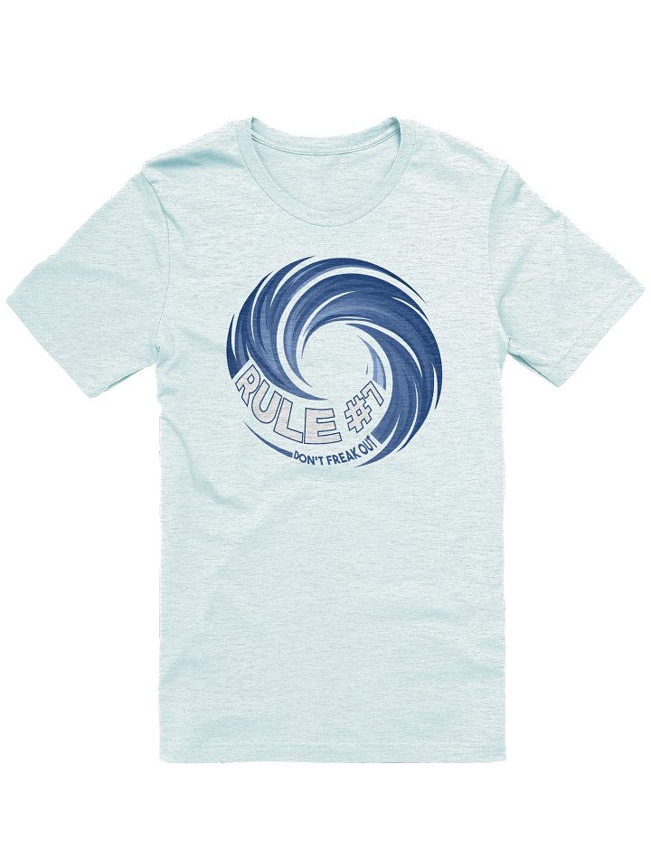 Rule #7 Women's T-Shirt Hockey Blue and White product image (109)