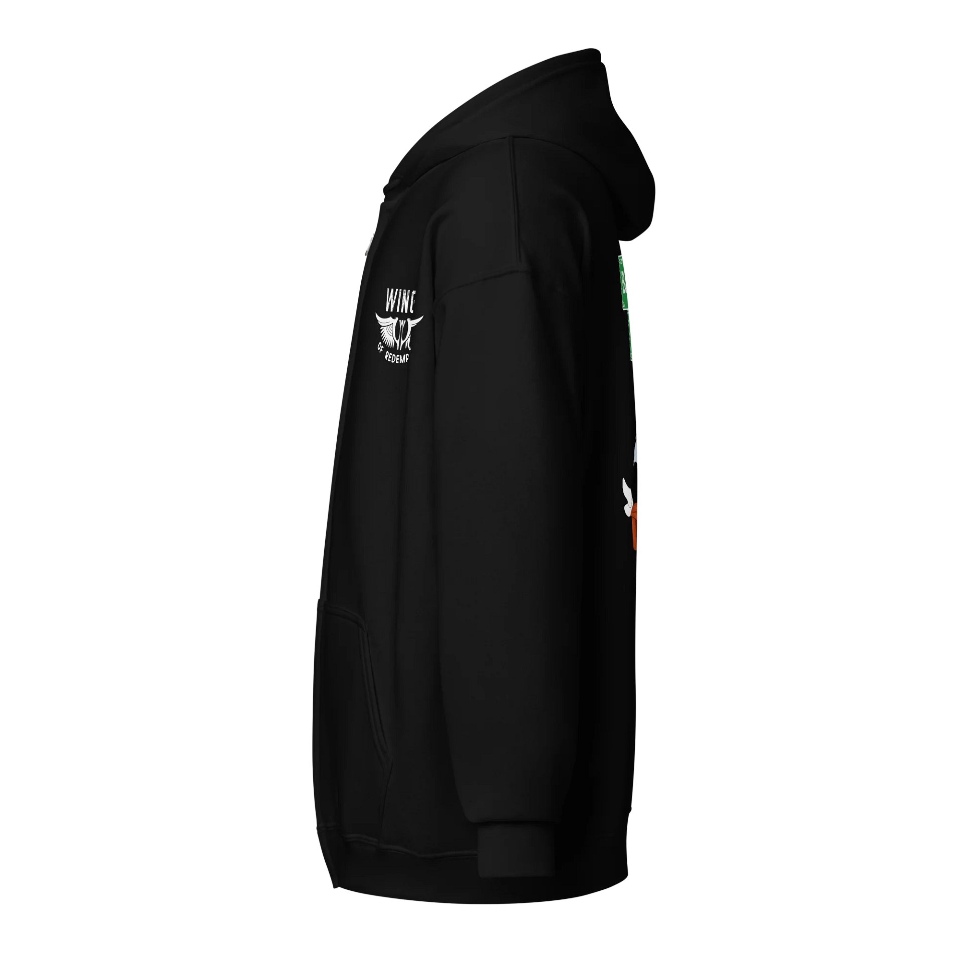 [WOR Shop] Banquet Breaker - Unisex Zip Graphic Hoodie [white logo] product image (3)