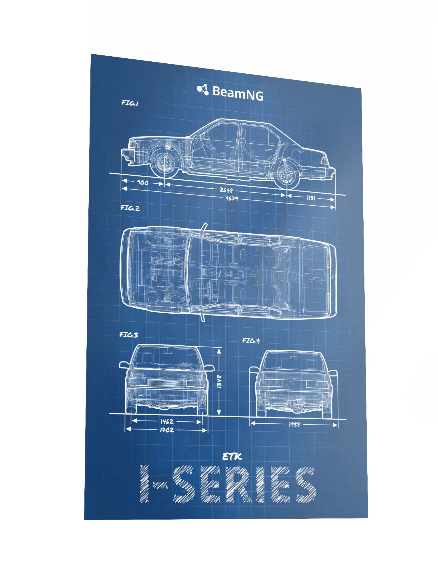 ETK I-Series Blueprint Poster product image (4)