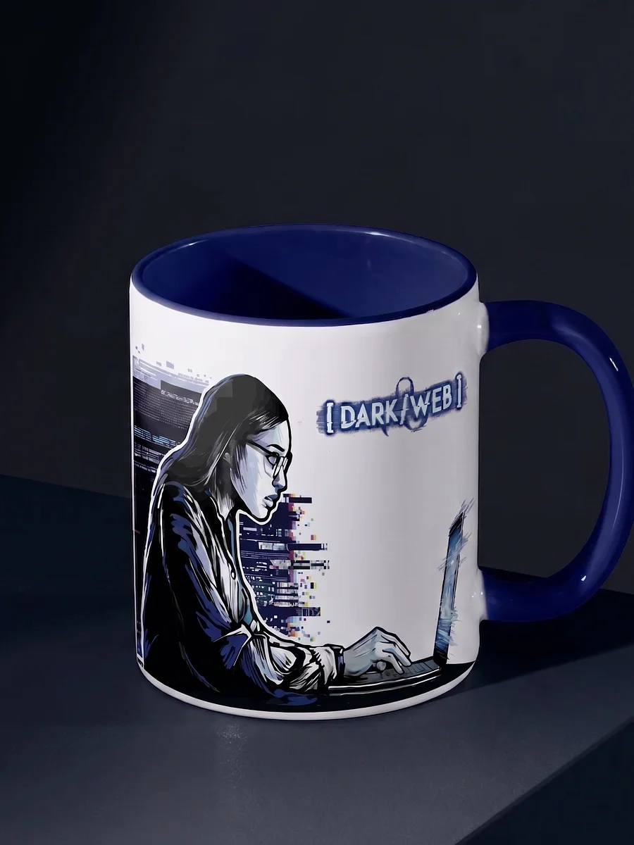 [DARK/WEB]: "EMAIL FROM MOLLY!" Blue Coffee Mug product image (6)