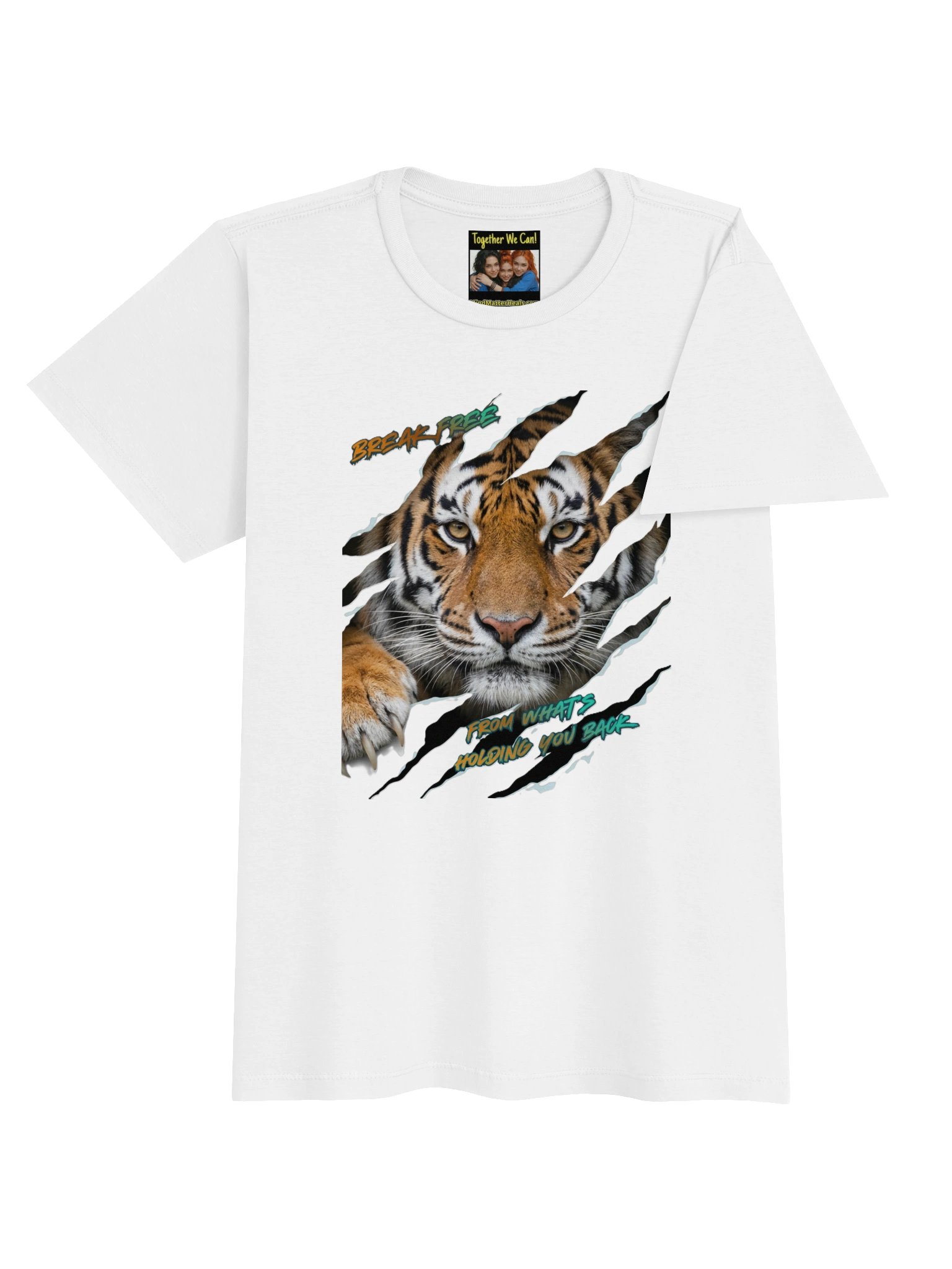 Mind Matter - Break Free - Tiger Graphic - Women's Tee product image (4)