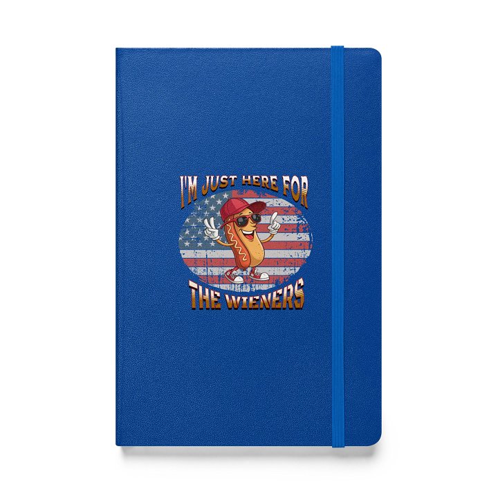 Im Just Here For The Wieners Hot Dog Wonderland Hardcover Journal product image (1)