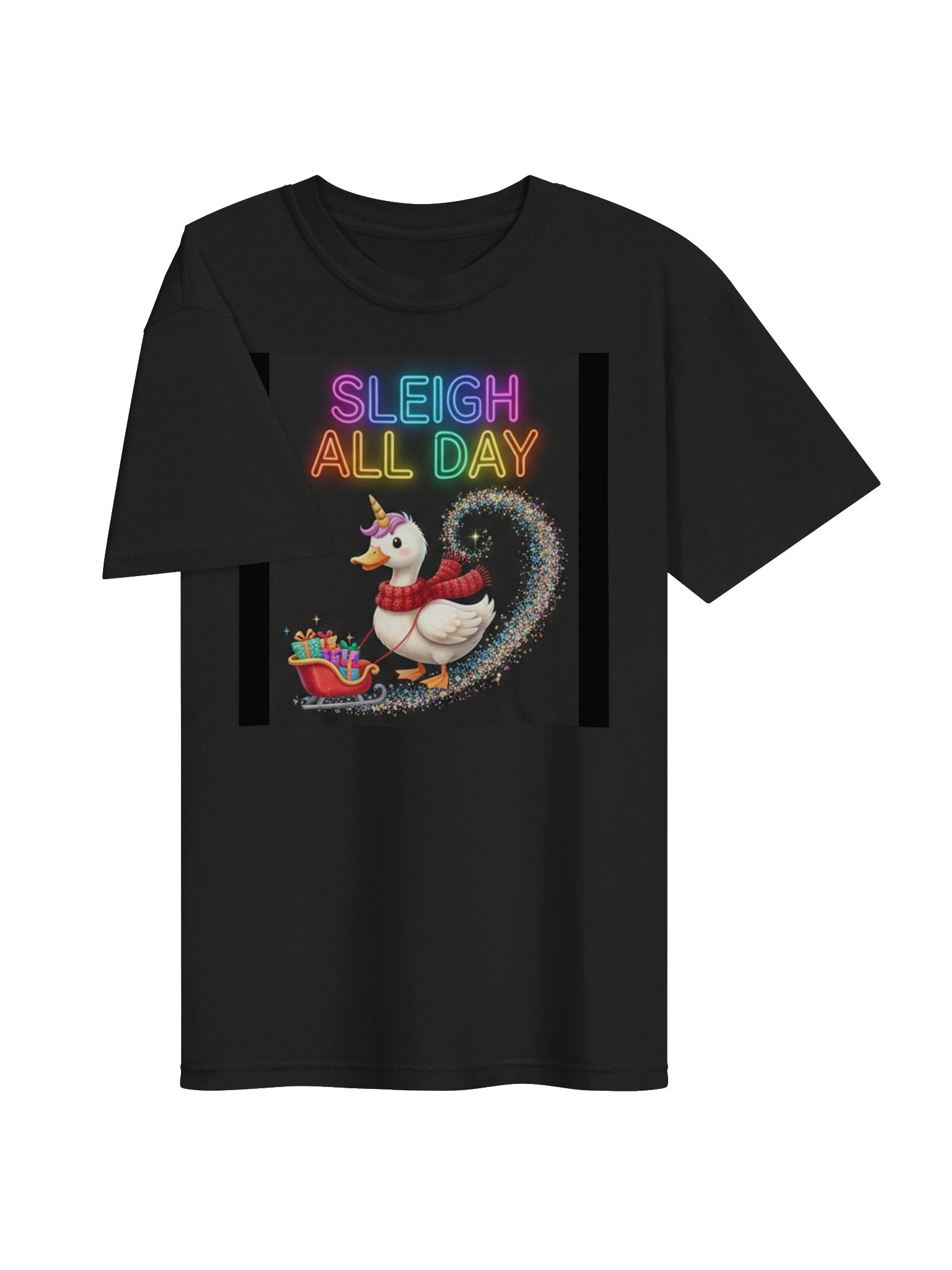 Sleigh All Day Duckicorn Holiday Tee product image (3)