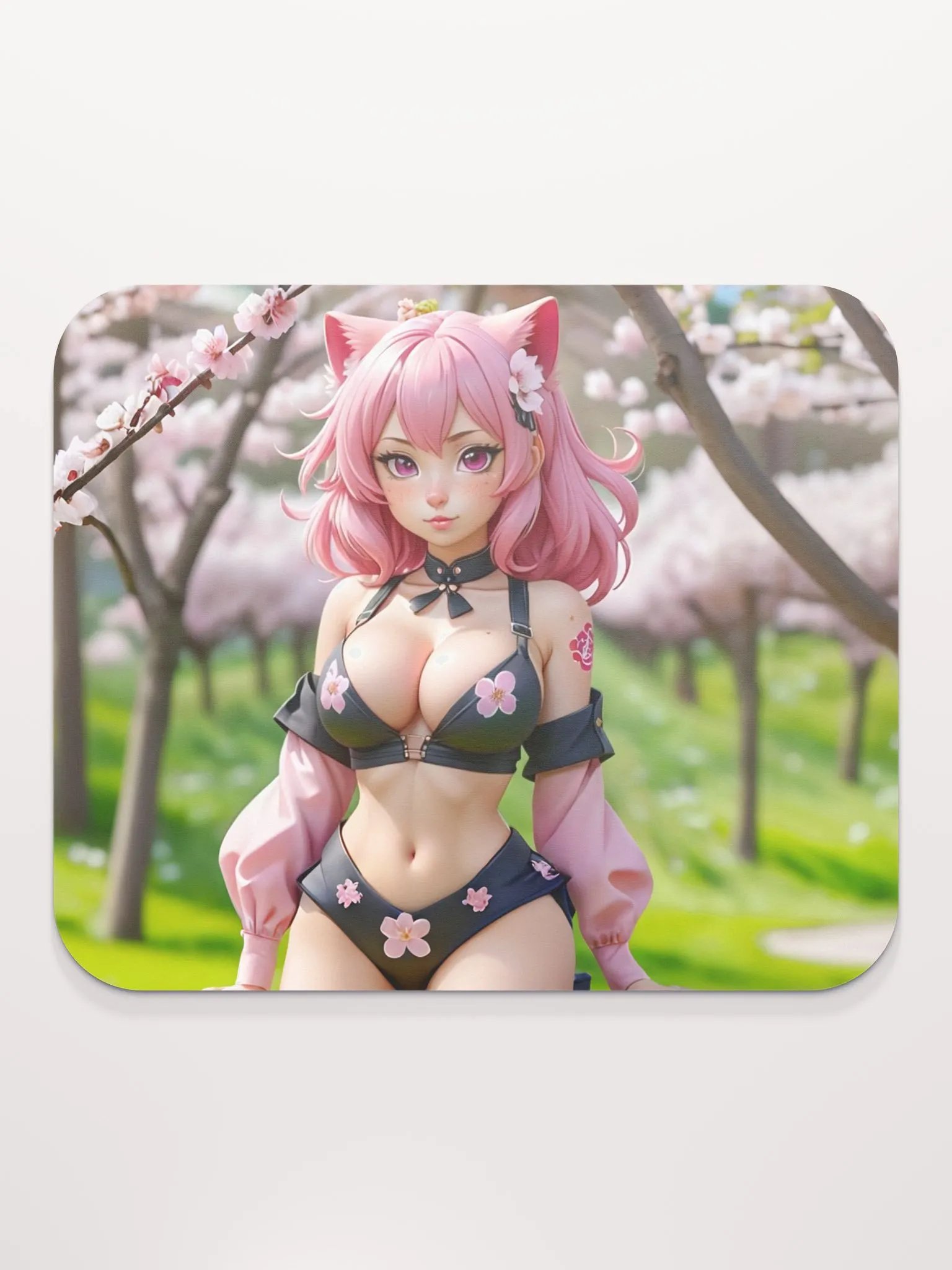 Cherry Blossom All-Over Mouse Pad product image (3)