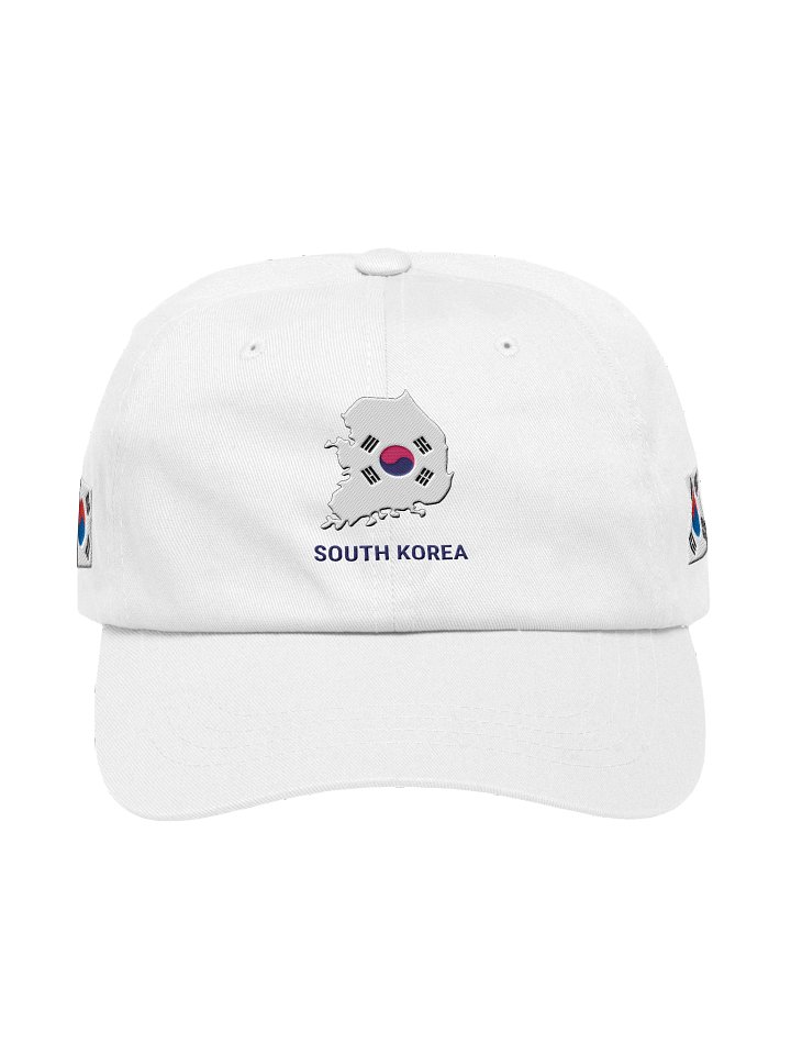 South Korea 2026 World Cup Flag Dad Hat - South Korea Soccer Fan Cap - Premium Embroidered Chino Cotton Twill product image (1)