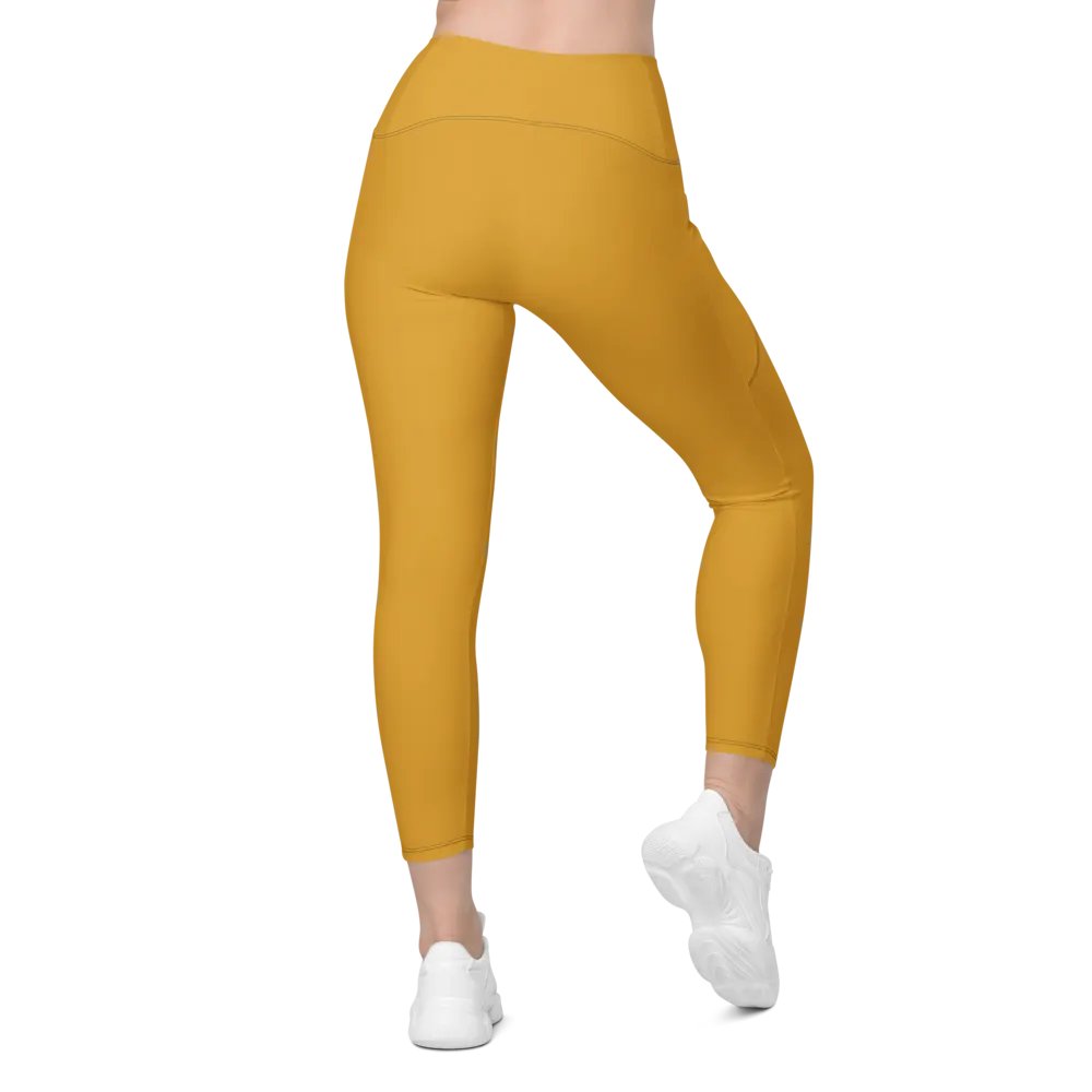 Sunset Glow Crossover Leggings with Pockets product image (3)